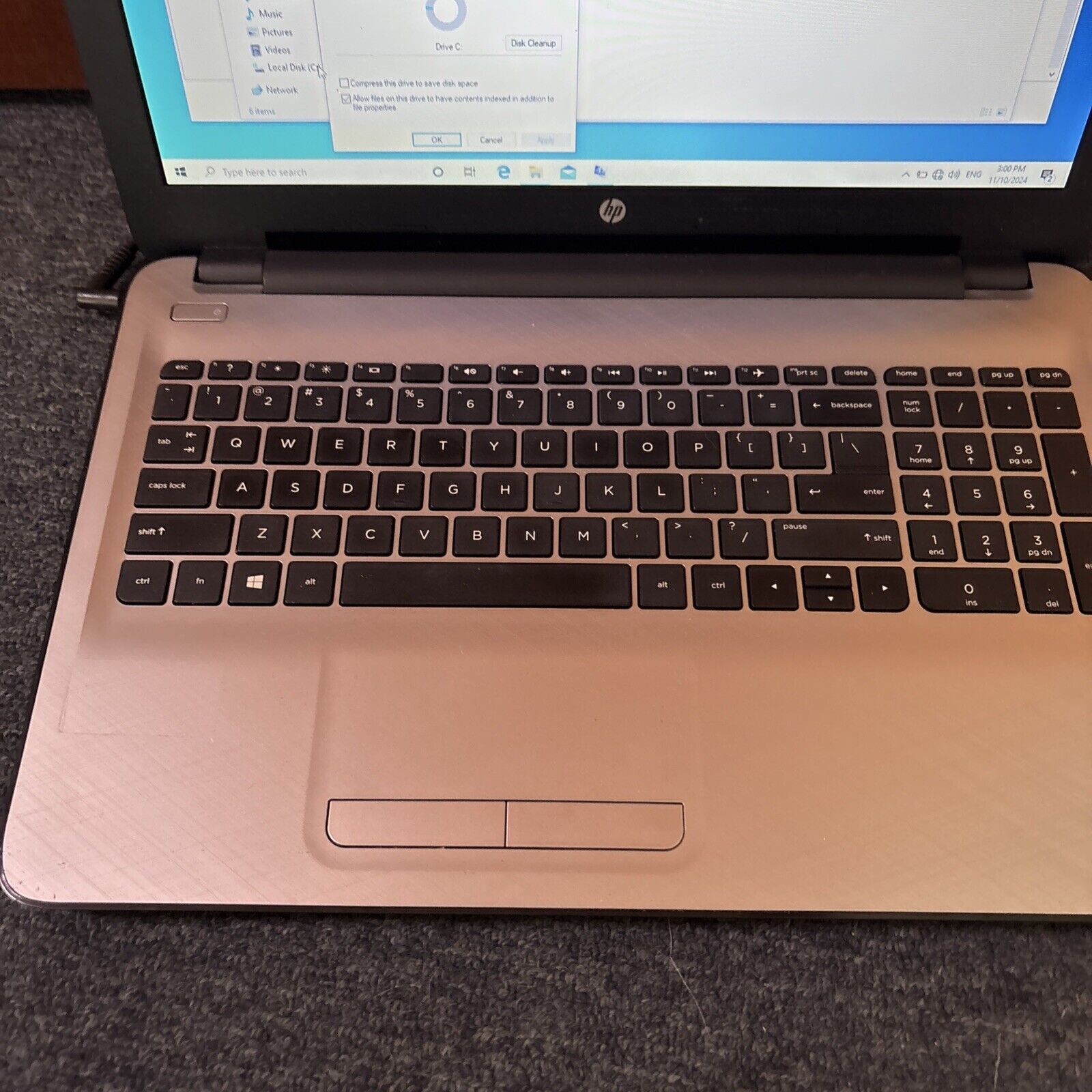 HP Laptop 15.6″ Ac607tu i5-4210U 8gb RAM 1TB DVD Drive *Flat Battery*