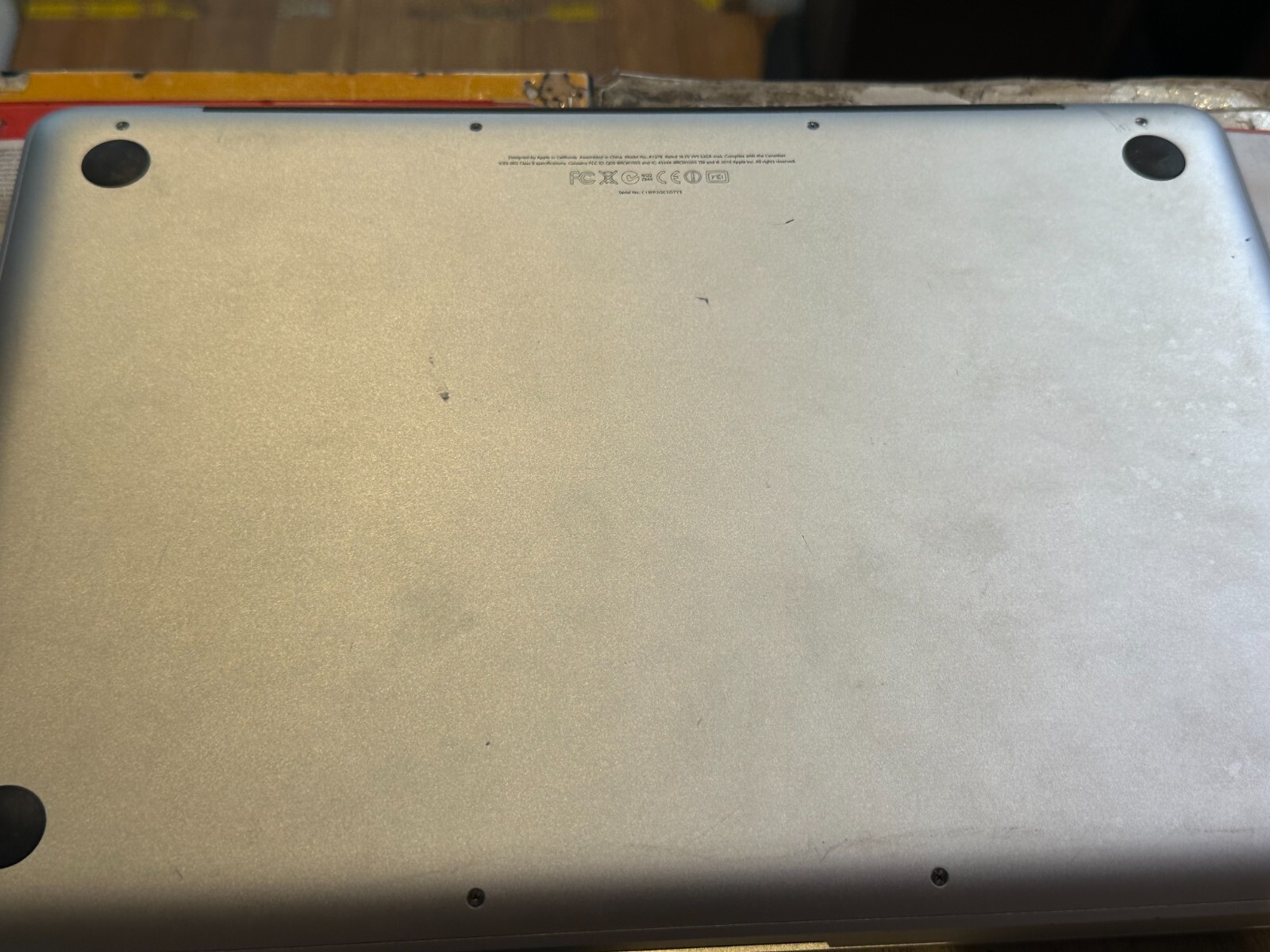 APPLE MACBOOK PRO (MD101LL/A) MID 2012 / 500GB HDD / 4GB RAM – CORE I5 FOR PARTS
