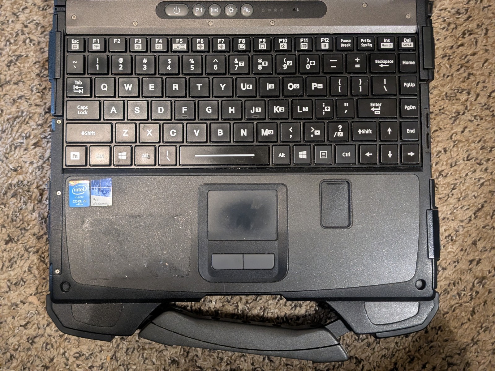 Getac B300 Rugged Laptop i5-4300M 2.6GHz 8GB RAM No HDD Boots to BIOS w/battery