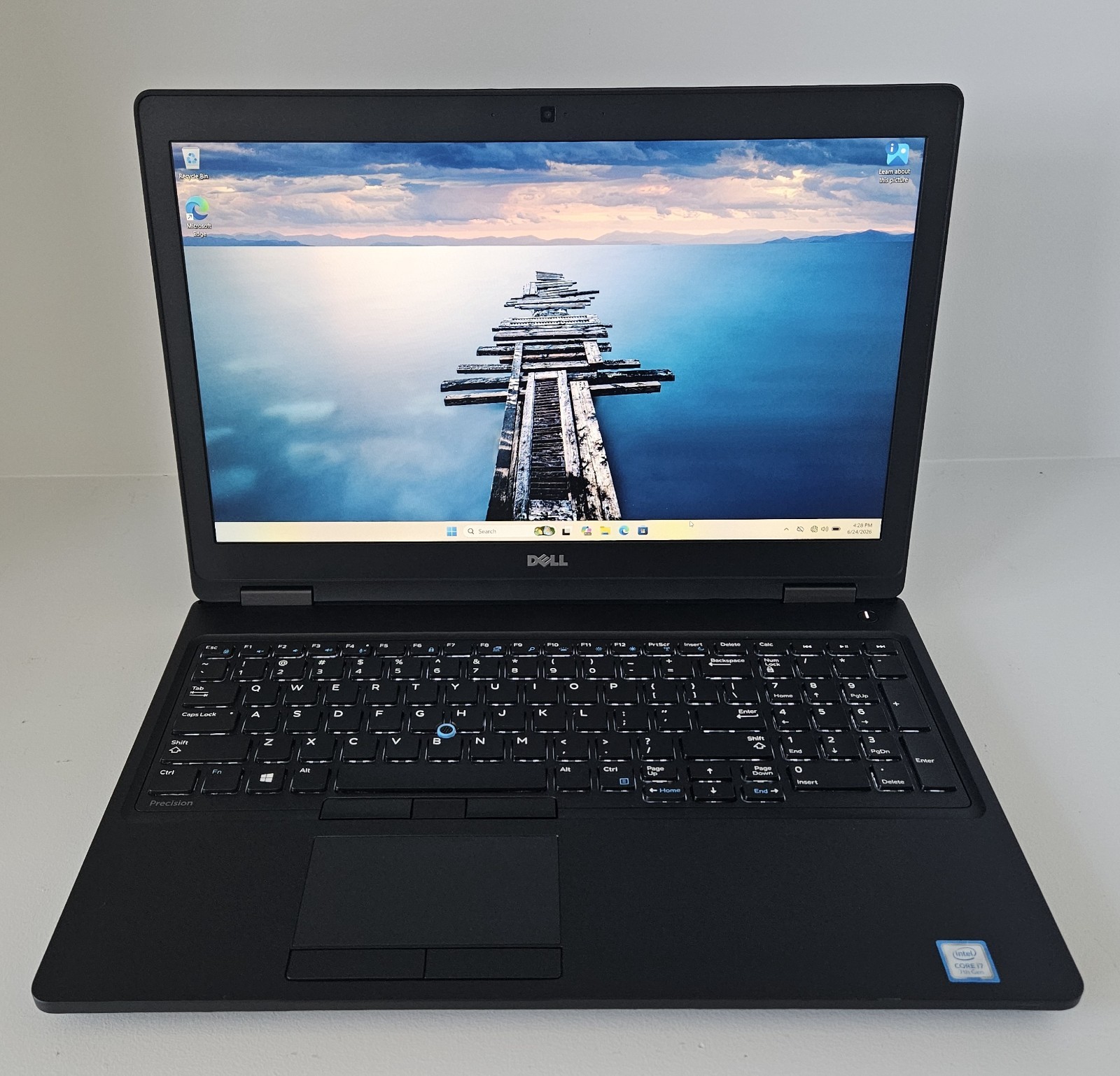 Dell Precision 3520 i7-7700HQ 2.8GHz 16GB 256GB NVMe 15.6″ NVIDIA M620 Win 11Pro