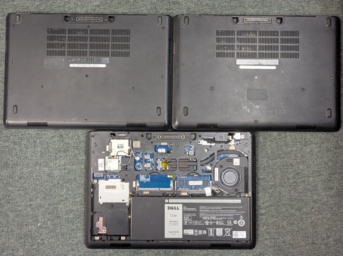 Lot of 3 Dell Latitude E5450 14″ Intel Core i7-5600U 2.60GHz SOLD AS-IS