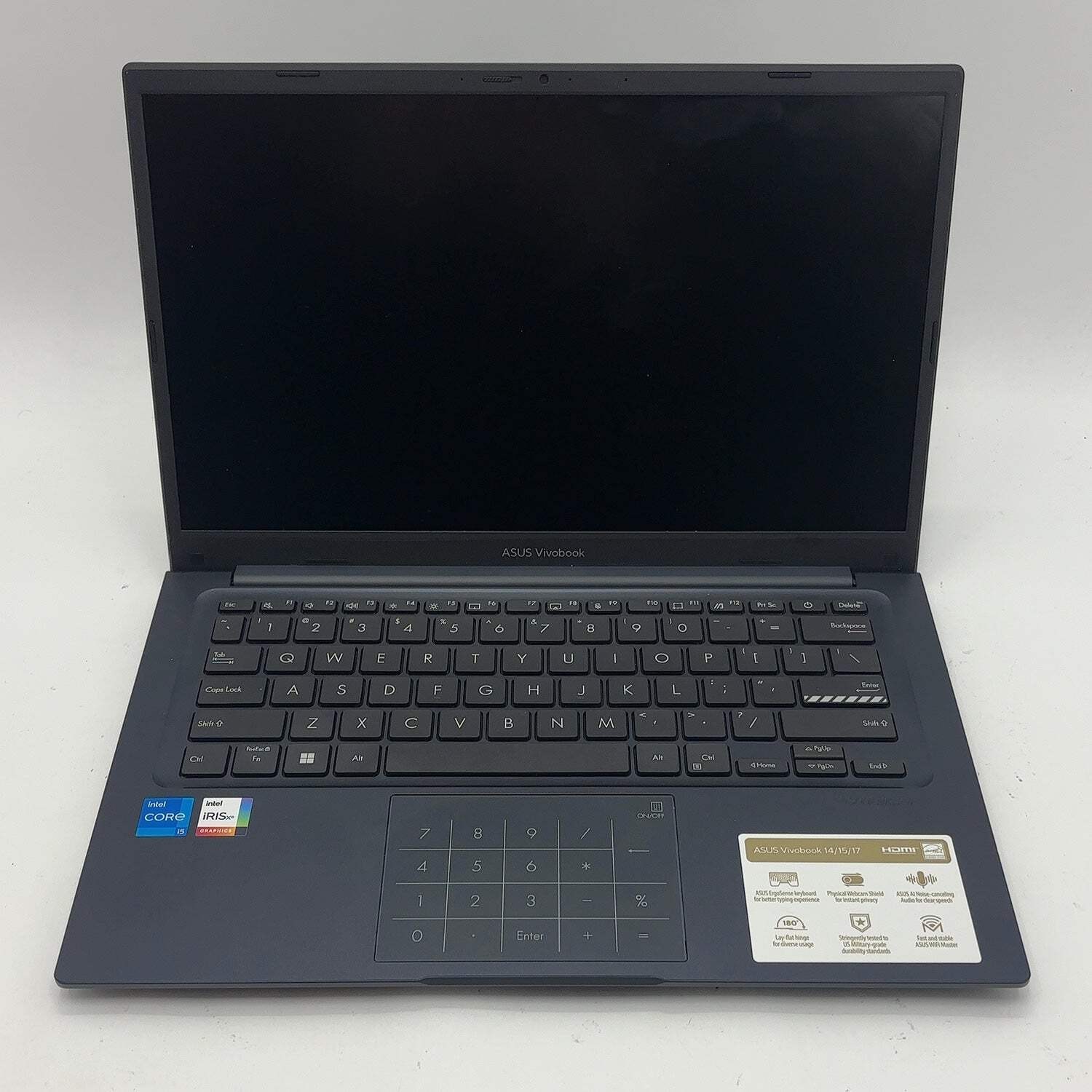 Broken Asus Vivobook 14 X1404V 14″ i5-1334U 1.3GHz 12GB RAM 256GB SSD Read