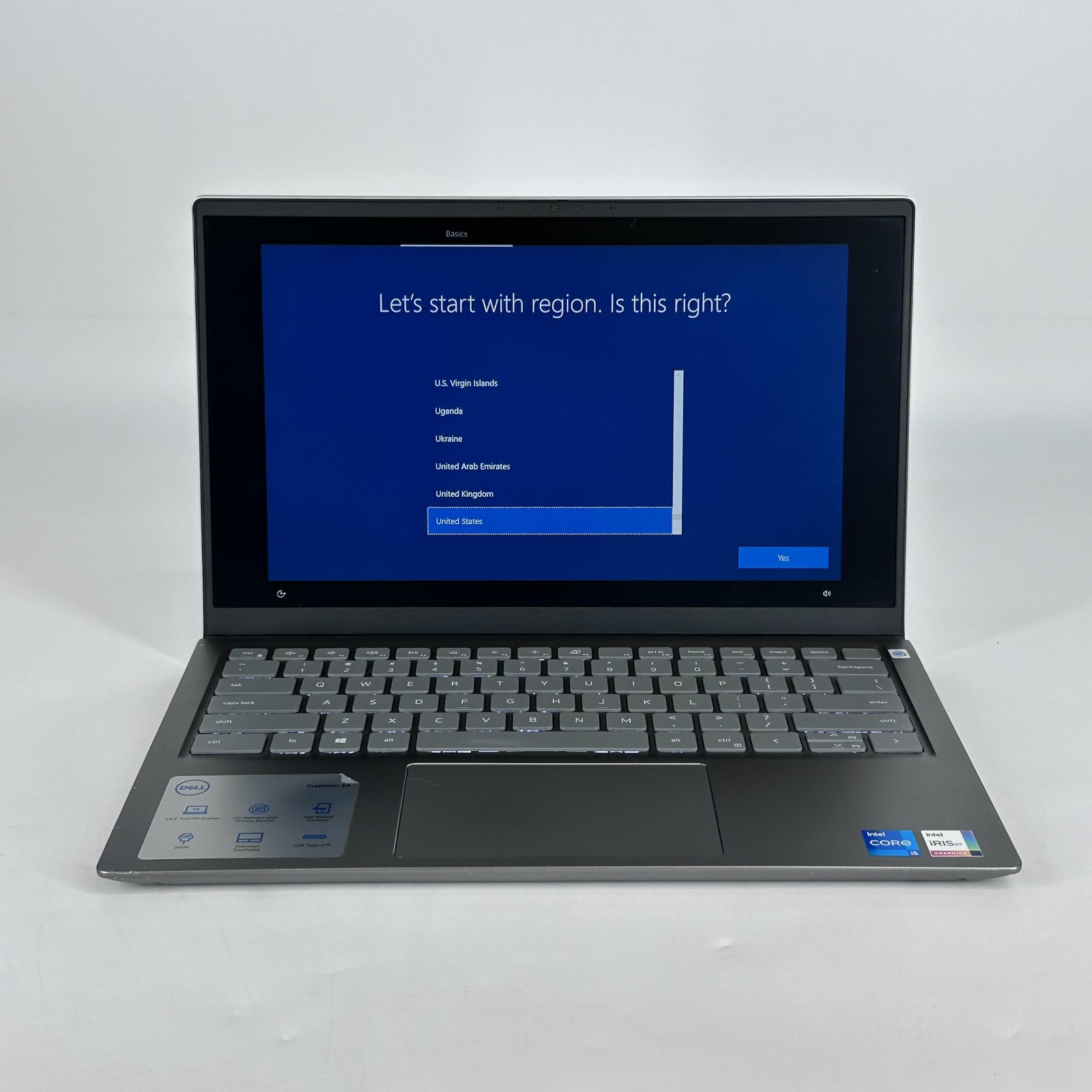 Dell Inspiron 5410 14 Silver FHD i5-11320H 3.20GHz 8GB 512GB Blocked USB Port