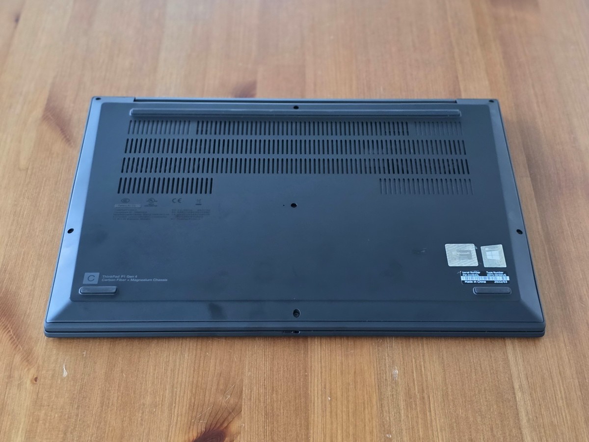 Lenovo ThinkPad P1 Gen 4 i7-11800H 16 2560×1600 16GB 512GB SSD NVIDIA RTX A2000