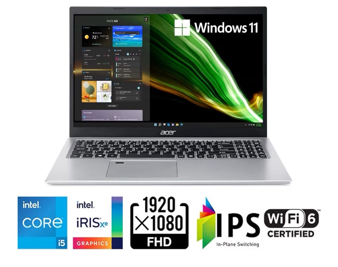 acer Aspire 5 A515-56-53S3 Laptop | 15.6″ Full HD IPS Display