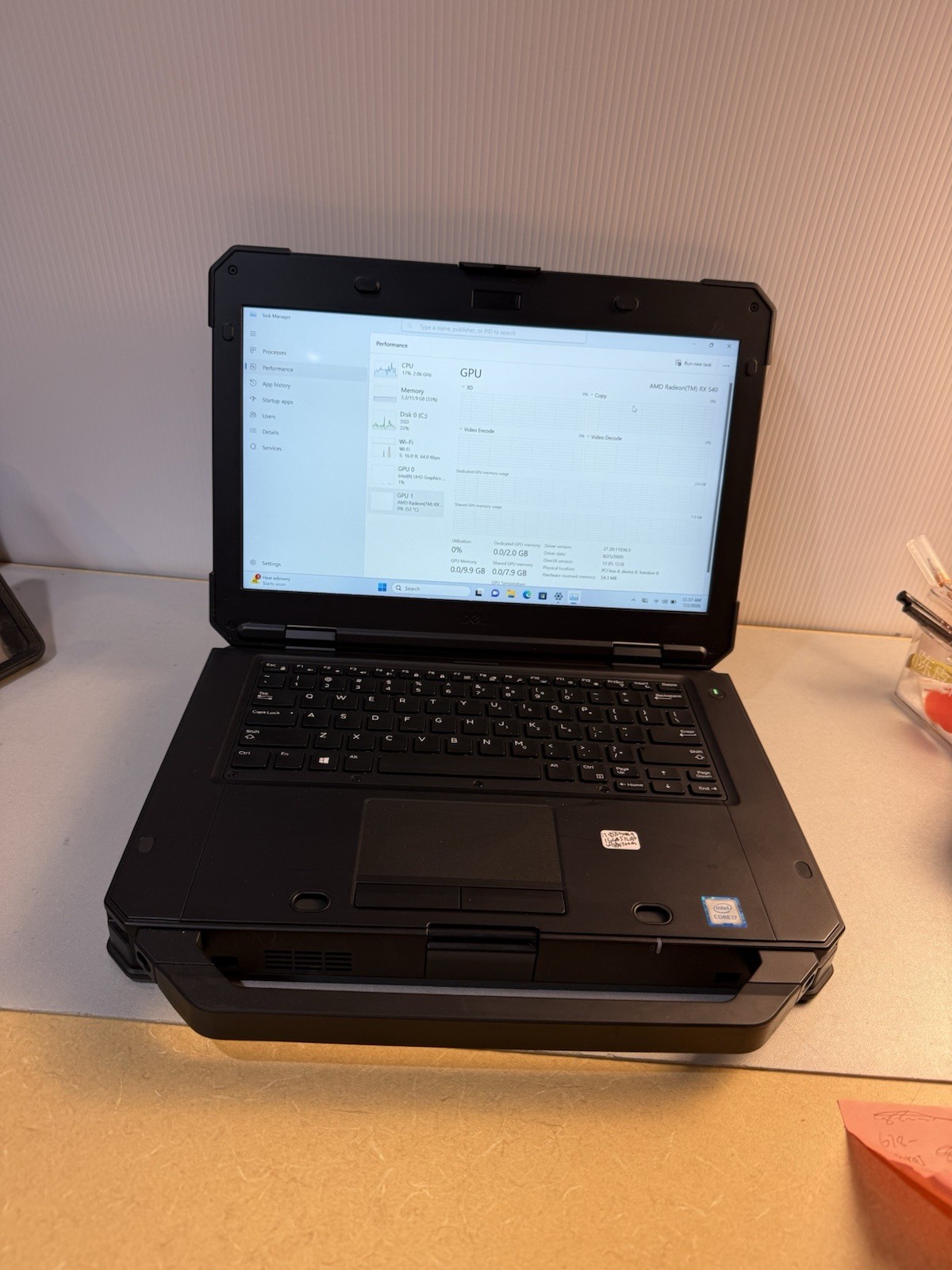 Restored Dell Latitude 5424 Rugged, i7-8650U, 16GB Ram, 512GB SSD, Win 11 Pro