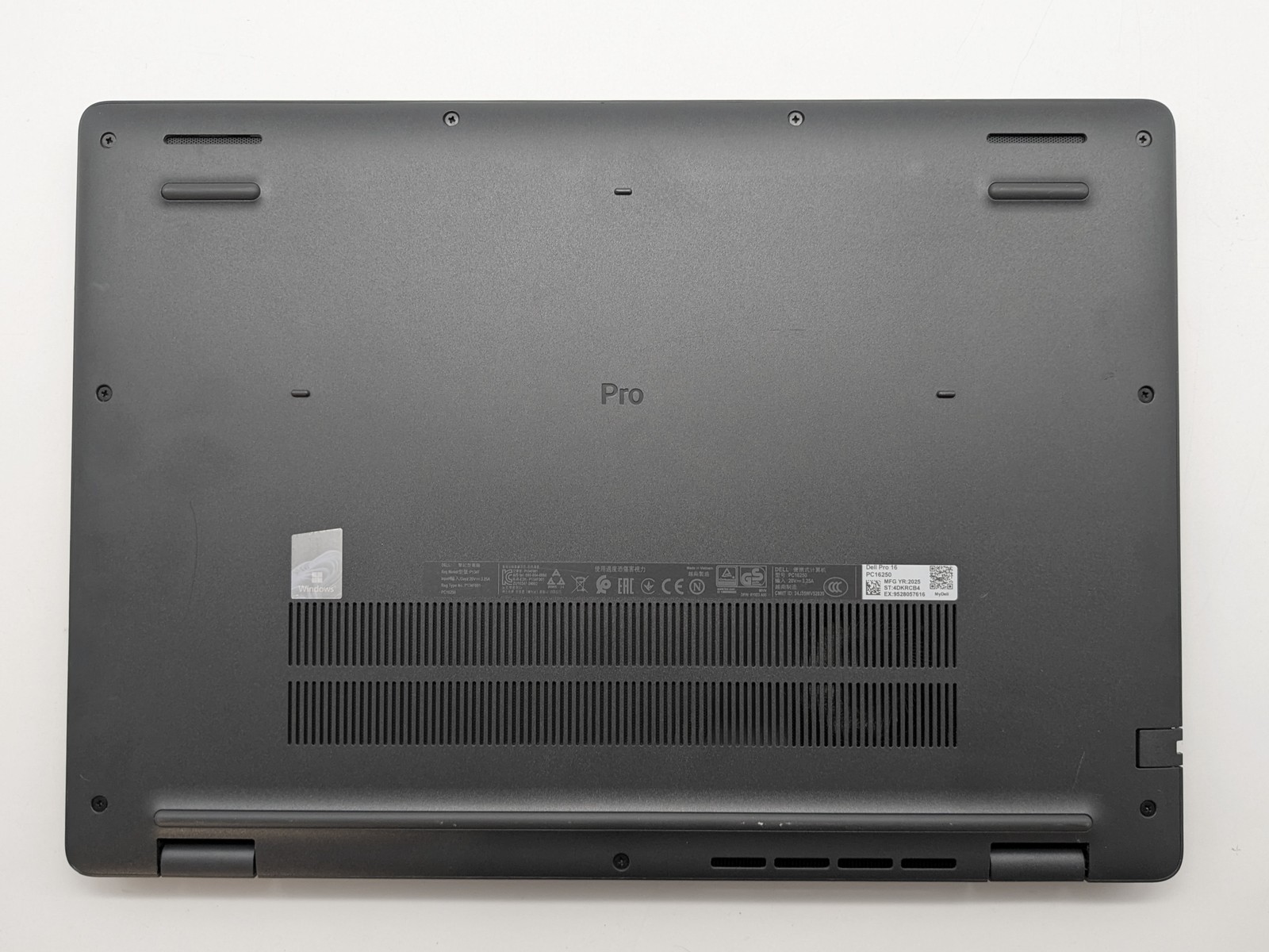 Dell Pro PC16250 16″ FHD+ i5 120U 256GB SSD 16GB W11P Webcam Backlit Warranty