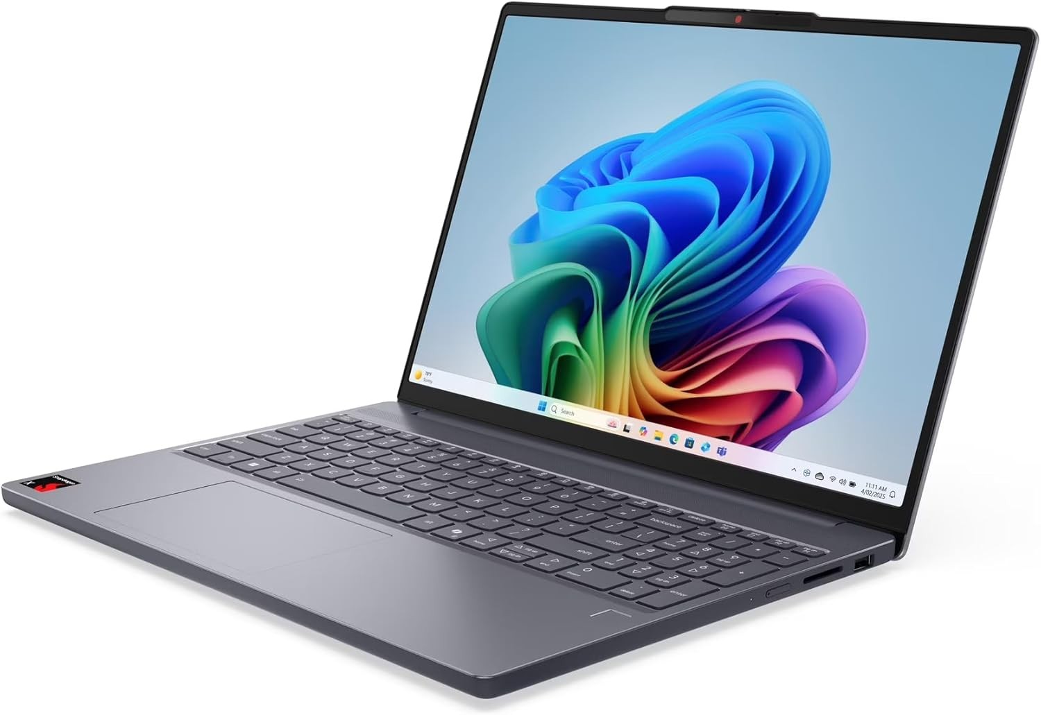 Lenovo IdeaPad Slim 3x 15.3″ Laptop, AI Snapdragon X, 16GB 512GB SSD – Luna Grey