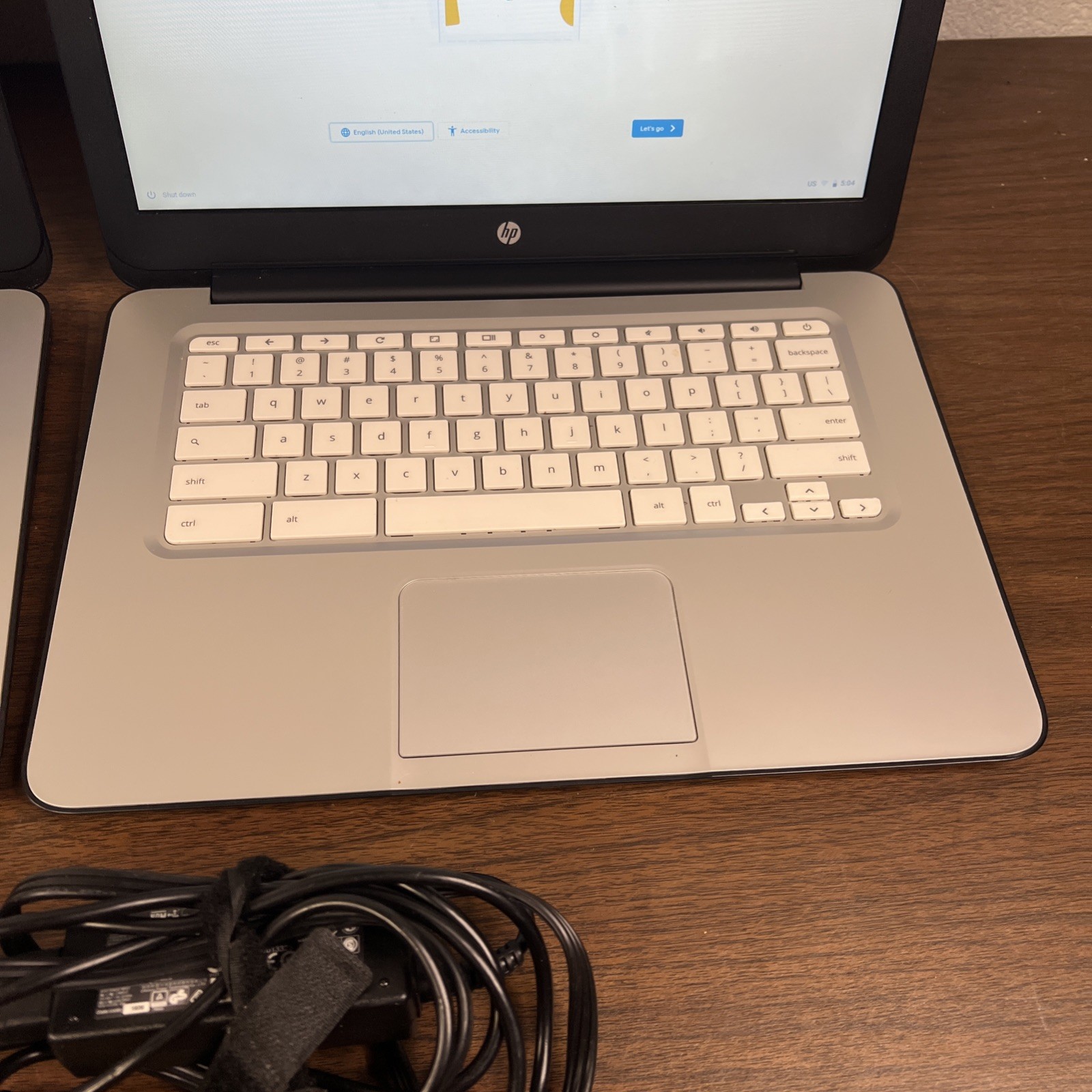 2x HP Chromebook 14 SMB 14″ Laptop Computer Celeron 4GB RAM 16GB SSD w/ Chargers