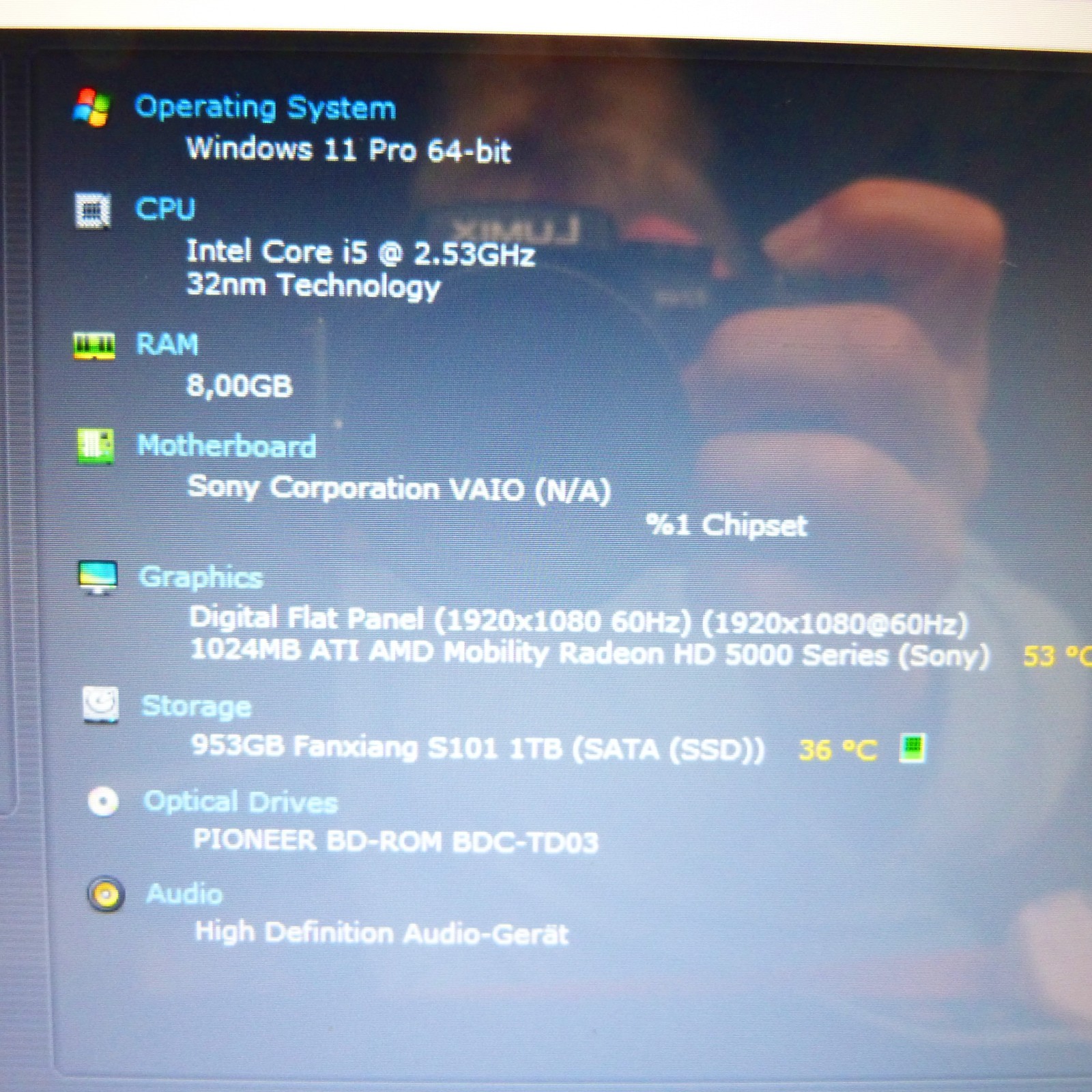XXL LOT Sony Vaio EB 15 inch FULLHD Allrounder l 1TB SSD Windows 11 l 16GB RAM