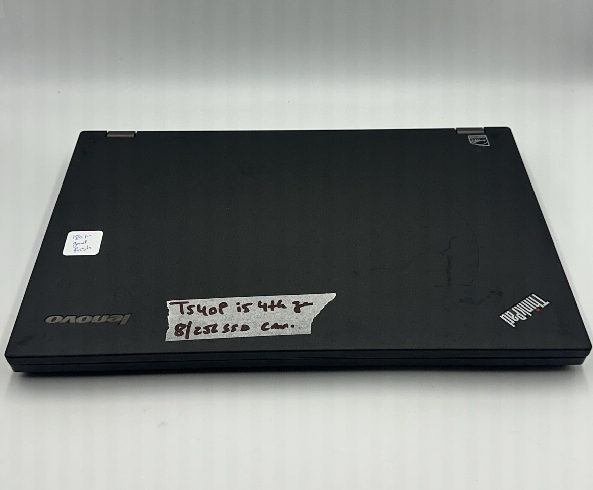 Lenovo ThinkPad T540p Intel core i5 4300M@2.50GHz/8 GB RAM/ 256GB SSD/HD/Win 10p