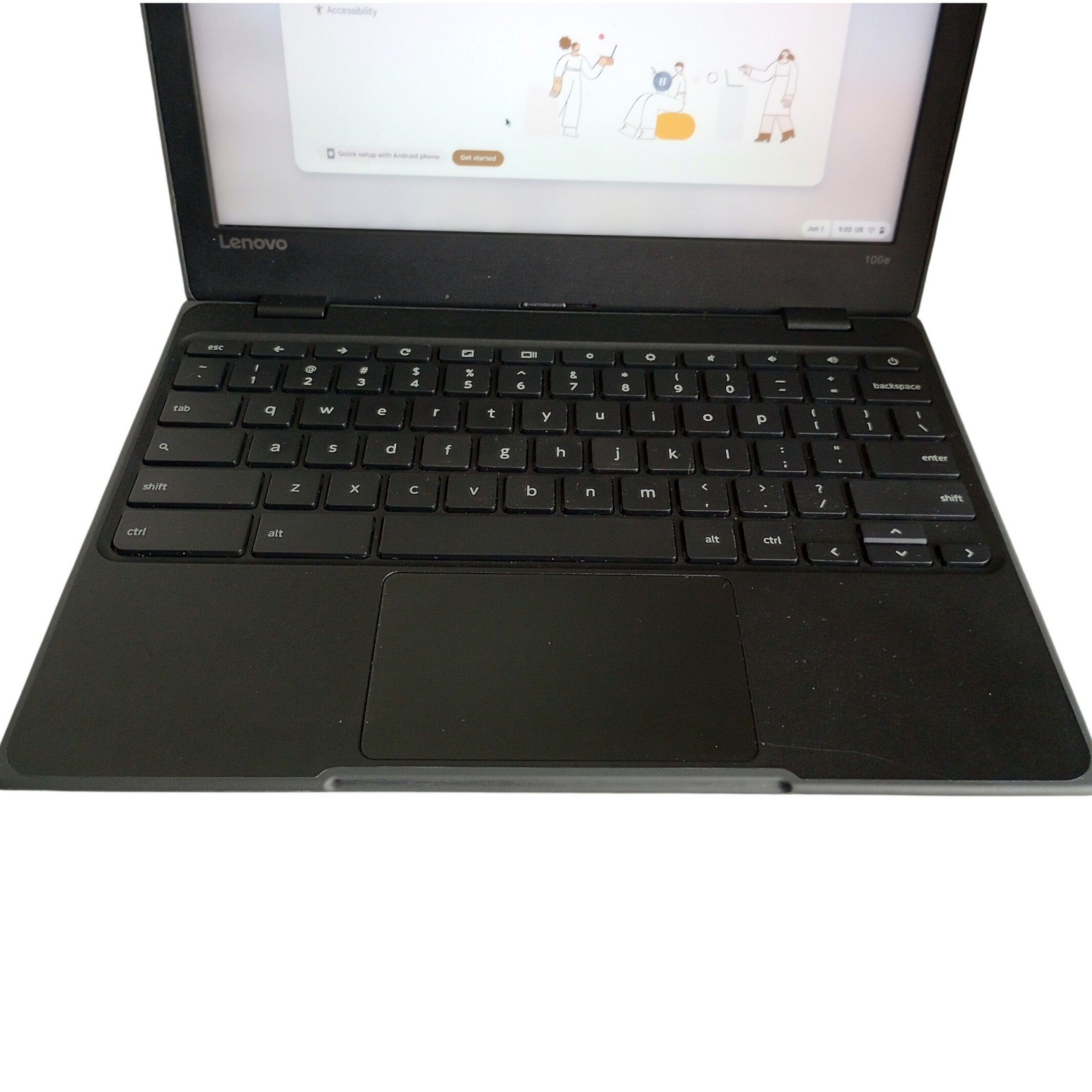 Lenovo 100e Chromebook 81ER 11.6″ Intel Celeron 4GB RAM 16GB eMMC NO CHARGER