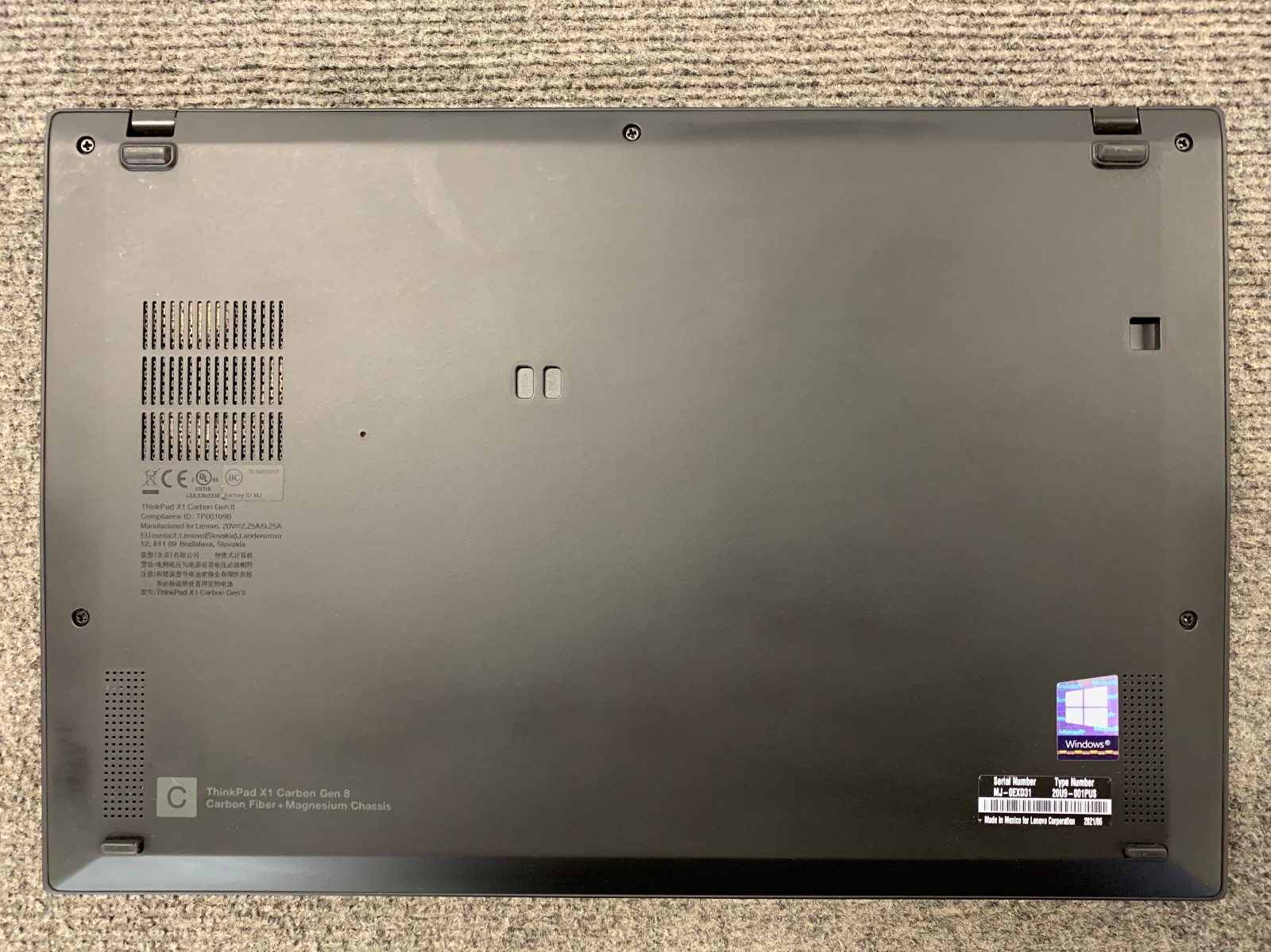 Lenovo ThinkPad X1 Carbon Gen 8 14″ i5-10210U 16GB, 512GB NVMe, Remote Managed