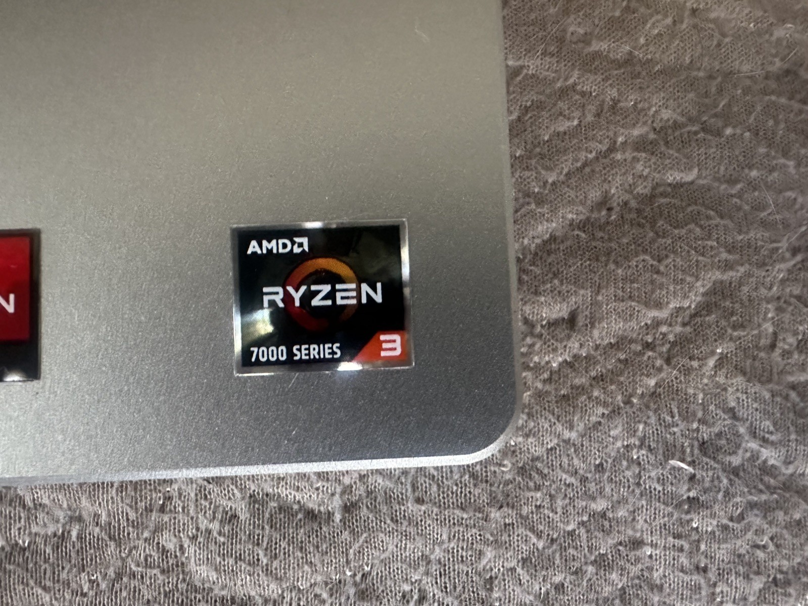 Slightly Used Silver HP Laptop Ryzen 700 Series Graphics 8 GB