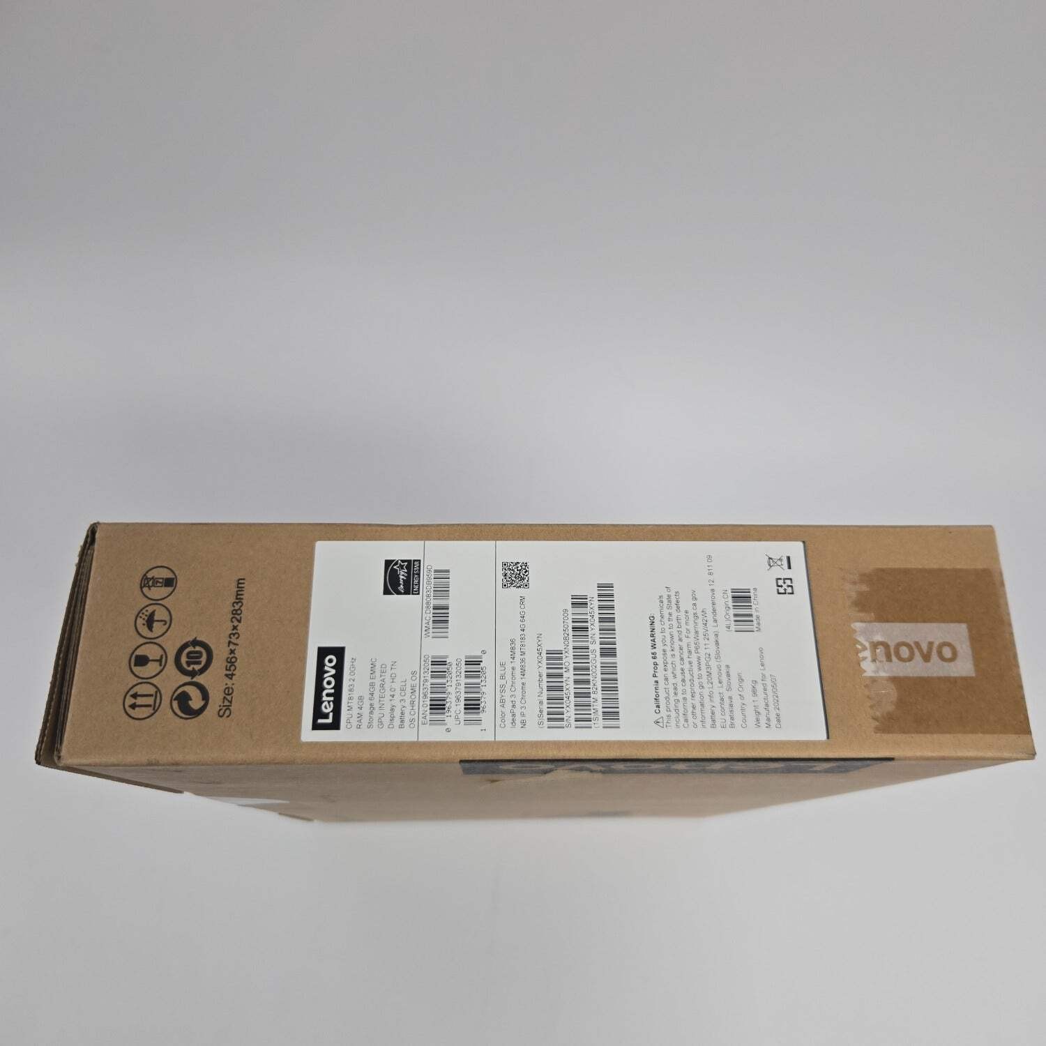 New Lenovo IdeaPad 3 14M836 14″ MT8183 2.0GHz 4GB RAM 32GB SSD