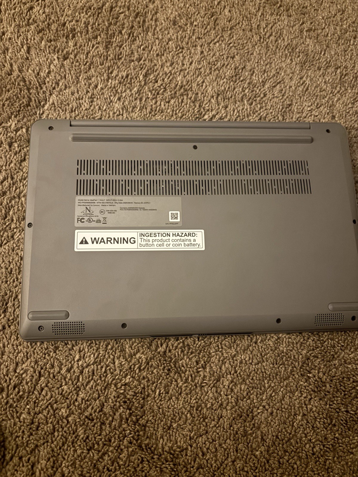 Lenovo IdeaPad 1i 14″ Laptop Silver HD Camera Privacy Shutter Rapid Charge Boost