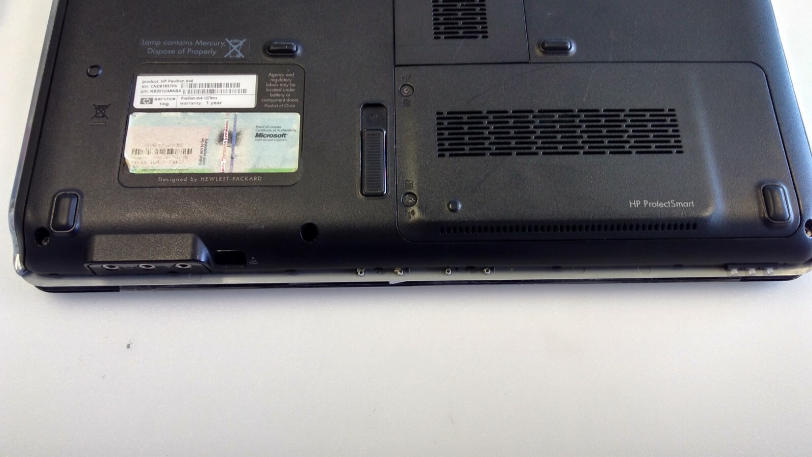 HP Pavilion DV4-1275mx 500GB AMD Turion X2 Ultra 2.1GHz 3GB Win7 No Adapter