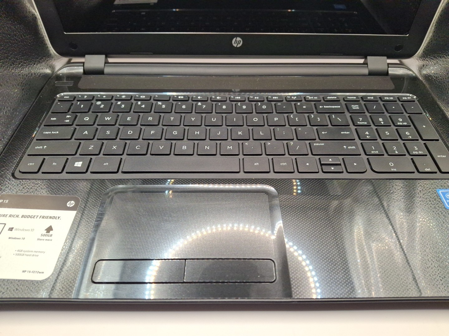 HP 15-f272wm 15.6″ Laptop PC Pentium N3540 2.16GHz/4GB RAM/500GB HD/DVD/Win10Pro