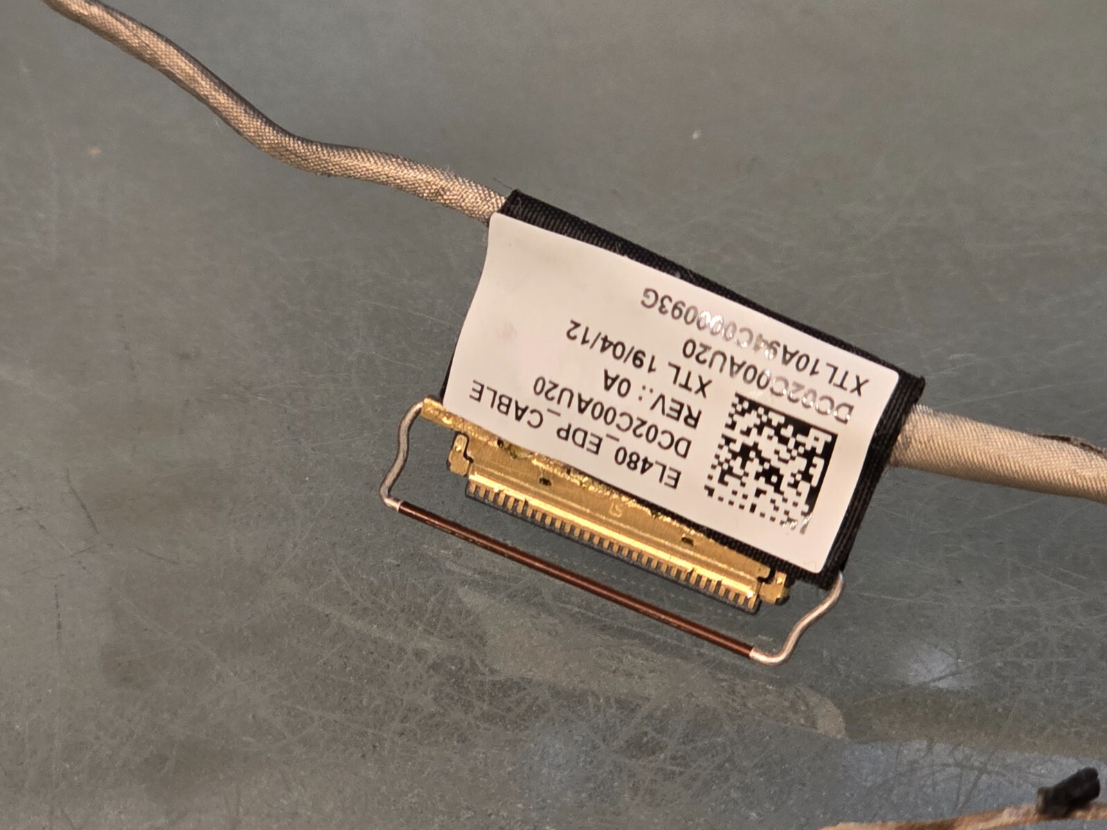 LENOVO L480 EL480 FLAT LVDS 30PIN VIDEO CABLE DC02C00AU20 EDP
