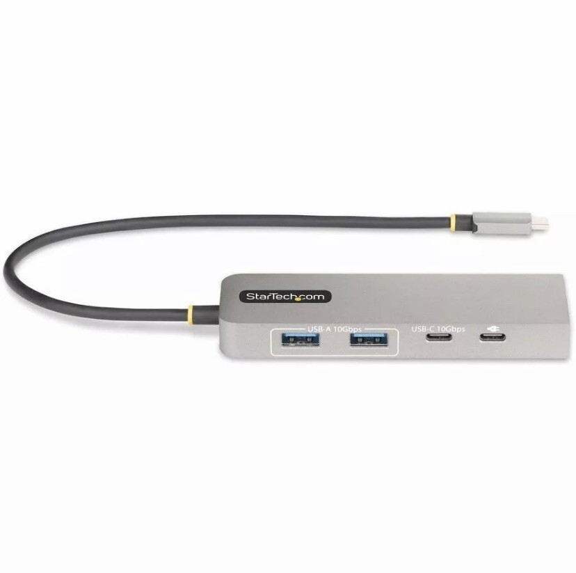StarTech.com 3-Port USB-C Hub with 2.5 Gb Ethernet and 100W PD Passthrough –