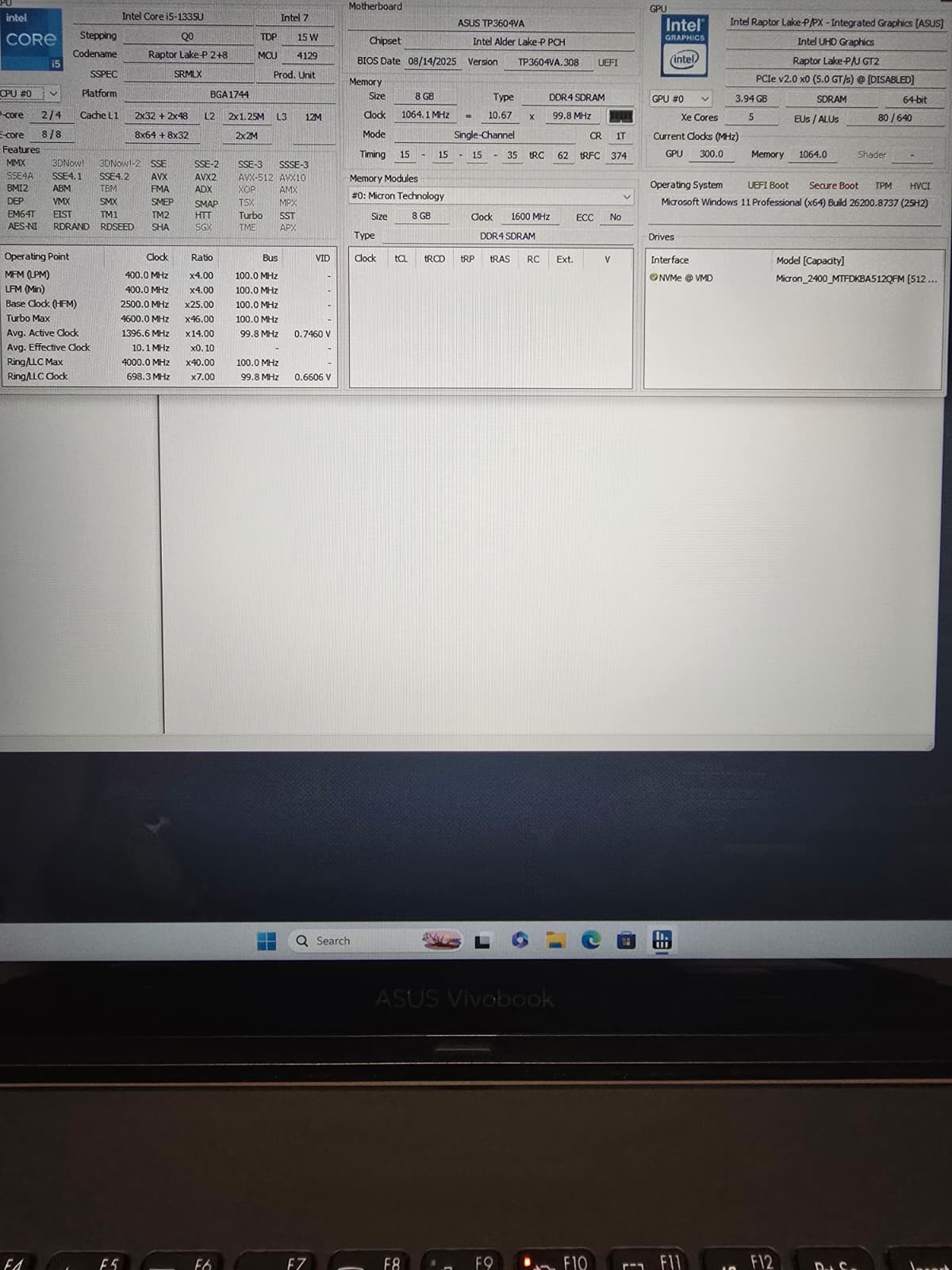 ASUS VivoBook S16 Flip 2-in-1 Touch | i5 13th 8GB RAM 512GB SSD | FHD+ Backlit