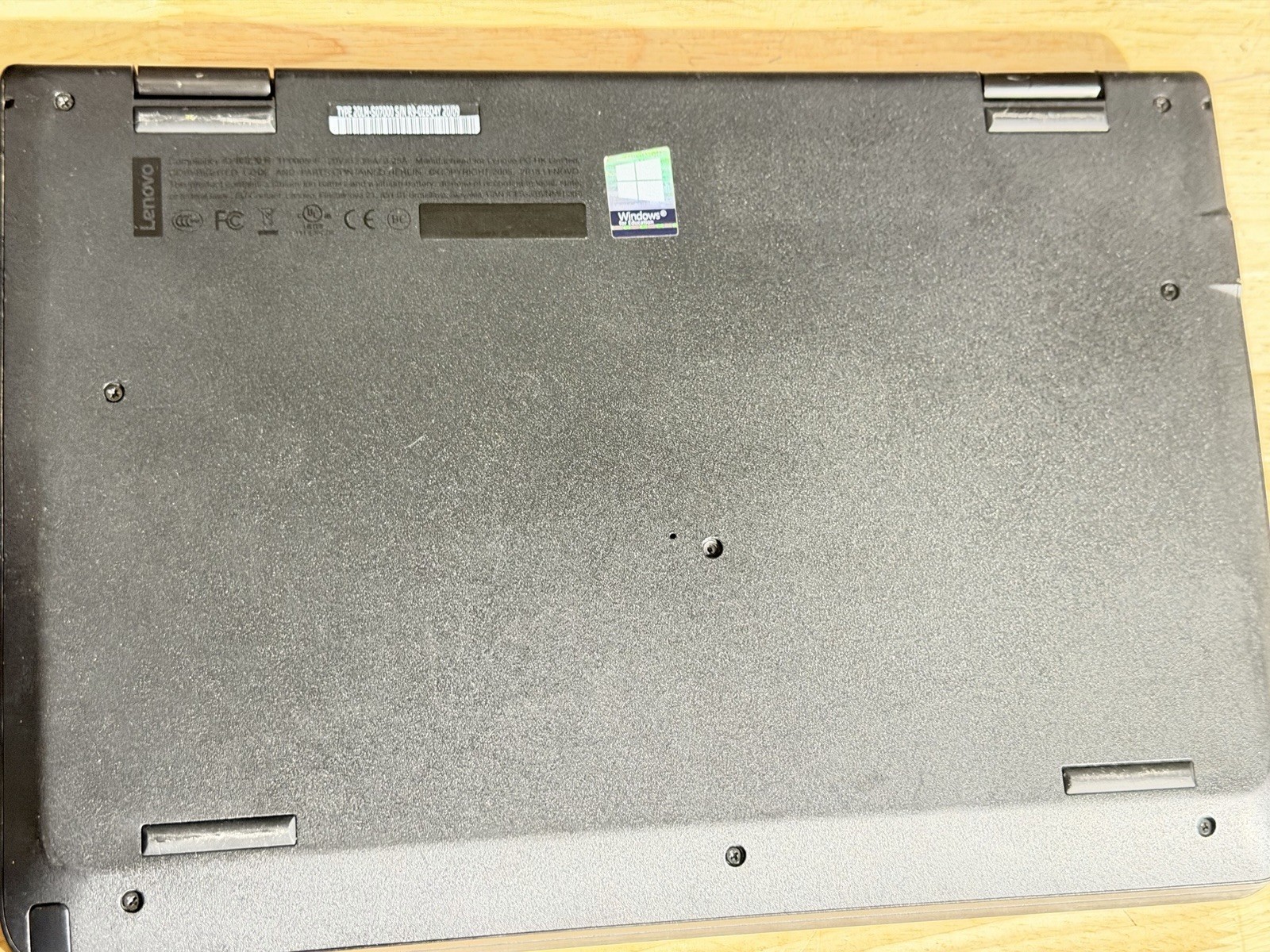 LENOVO THINKPAD YOGA 11E -BOOTS TO BIOS- INTEL CELERON N4100 – 4GB RAM -READ-