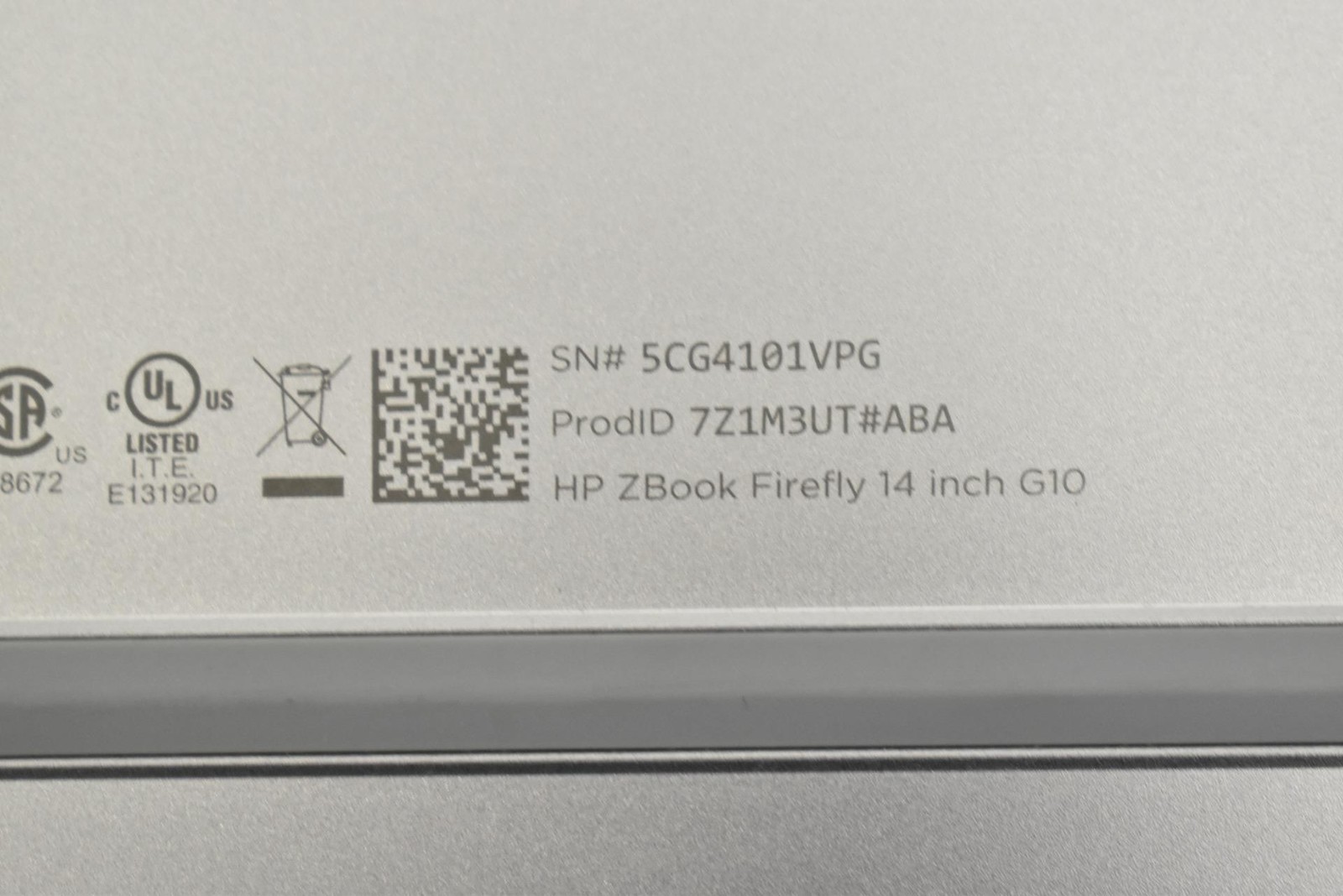 HP Z Book Firefly 14 G10 Touch i5-1340P 16GB 256GB SSD 14″ No OS *See Details*