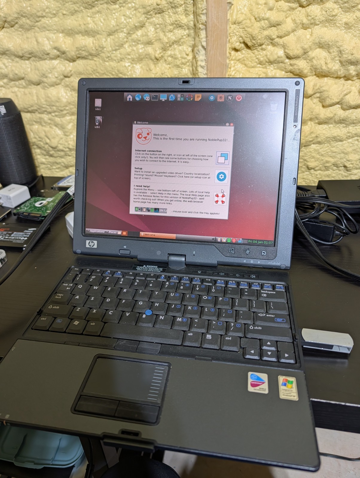 HP Compaq TC4200 Intel Pentium M 2.00Ghz 12.1″ TouchScreen Laptop