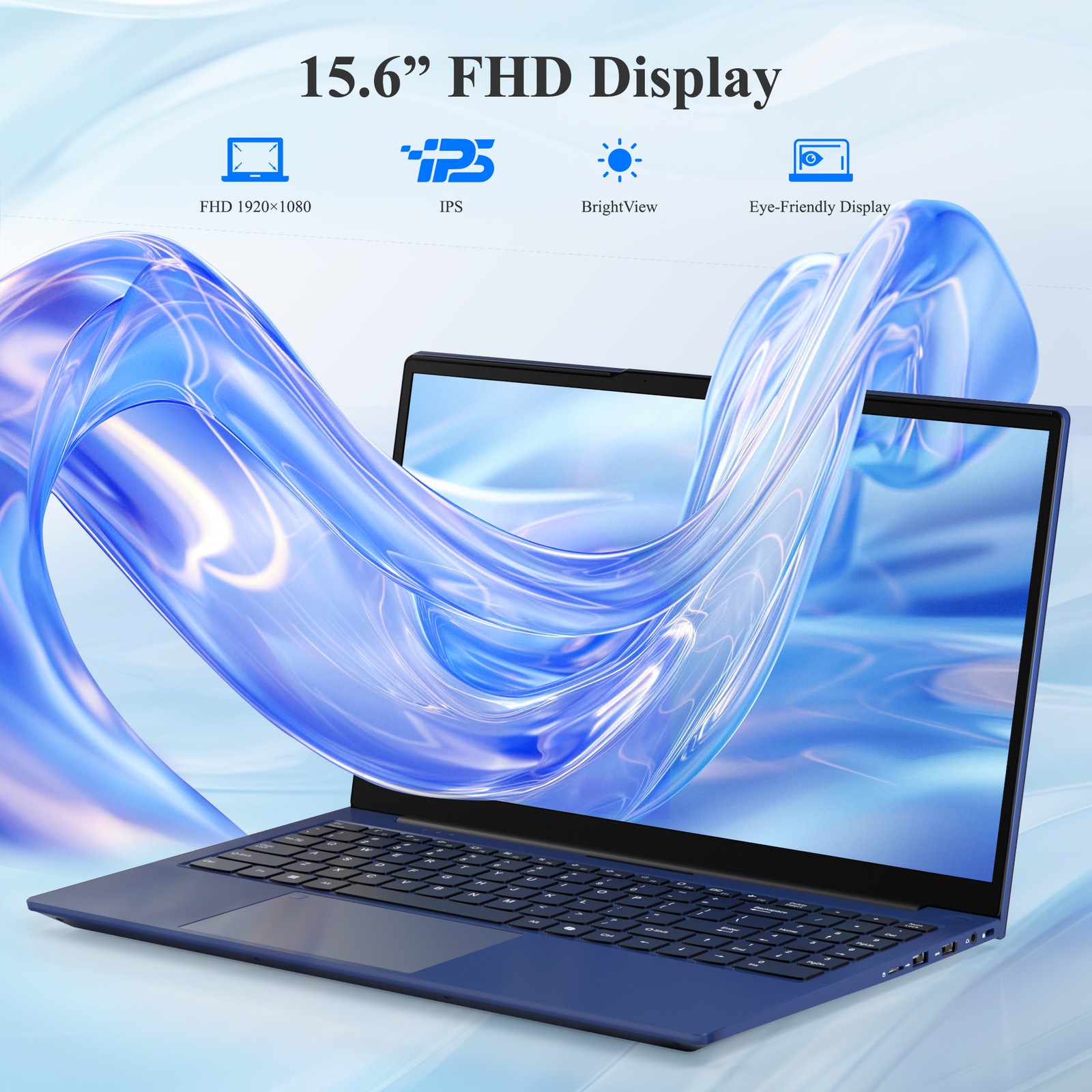 NIMO 15.6 Gaming Laptop AMD Ryzen 5 6600H, 8GB RAM 256GB SSD Backlit KB Win11