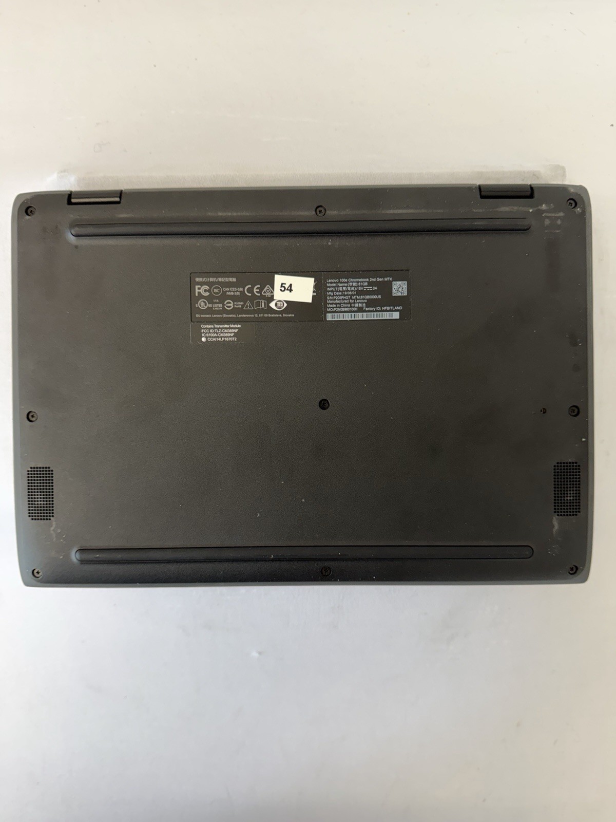 Lenovo 100e Chromebook 2nd Gen MTK Laptop – RAM 4GB – Read Des