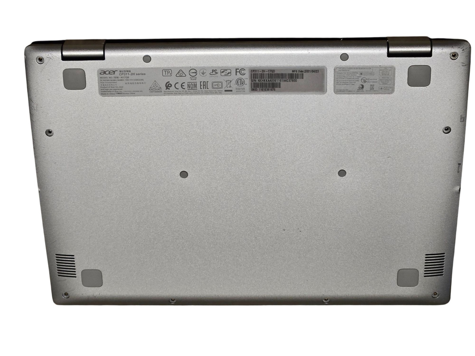 Acer Chromebook Spin 311 32GB Convertible Touchscreen Laptop N17Q8 CP311-2H 11.6