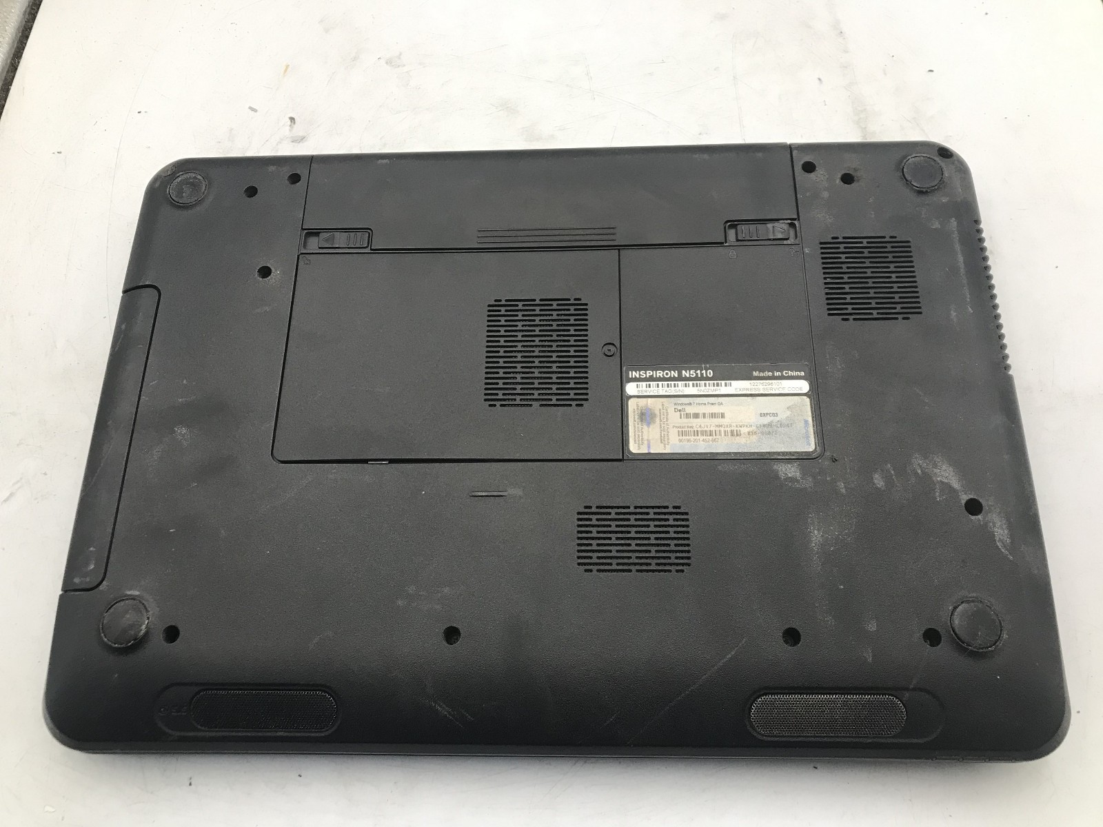 DELL INSPIRON N5110 – BOOTS TO BIOS – INTEL I3 2830M – 6GB RAM – NO OS -READ- BB