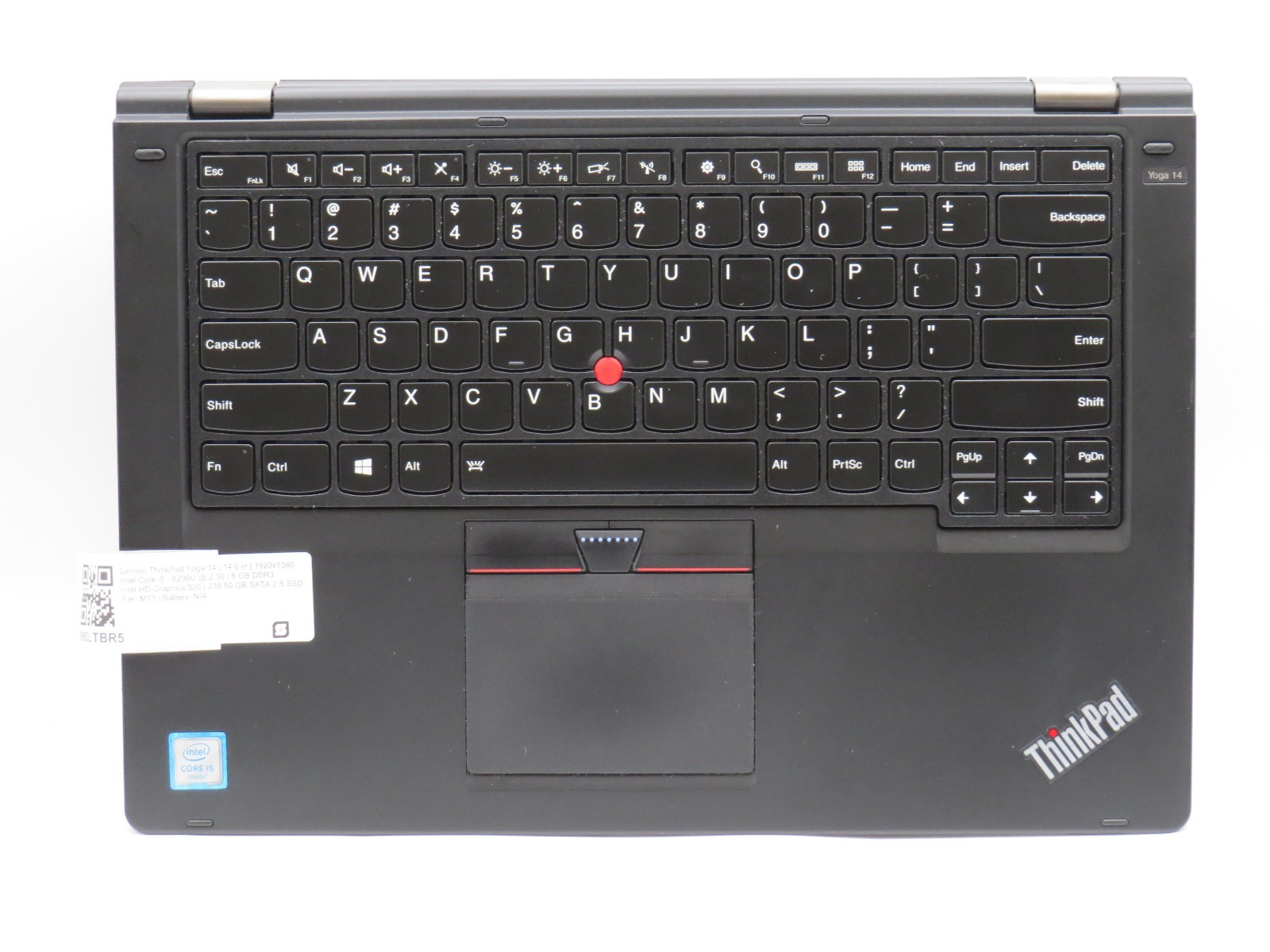 Lenovo ThinkPad Yoga | i5-6200U | 8GB RAM | 238GB SSD | 14″ touch | No OS/AC