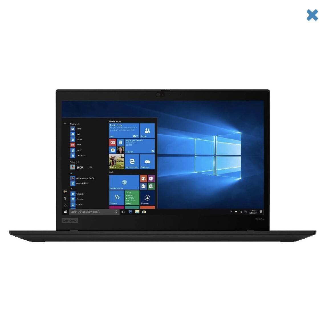Lenovo ThinkPad T495 14.0″ FHD IPS Ryzen7-3700, 8GB, 256GB SSD, Win10