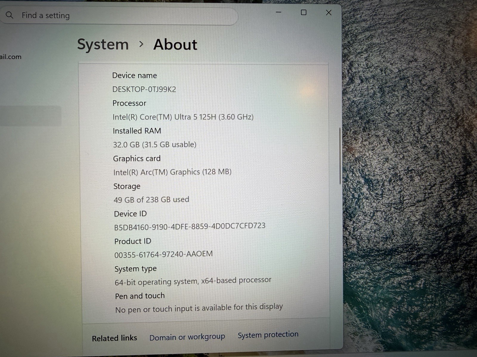 Dell Latitude 5450 Laptop – Core Ultra 5 125H, 32GB, 238GB SSD, Silver
