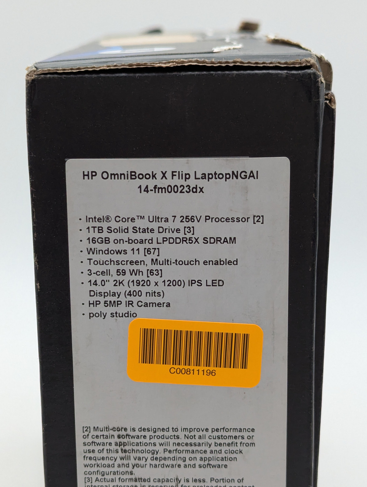 HP OmniBook X Flip 14-fm0023dx 14″ Ultra 7 256V 16GB DDR5 1TB SSD Windows 11
