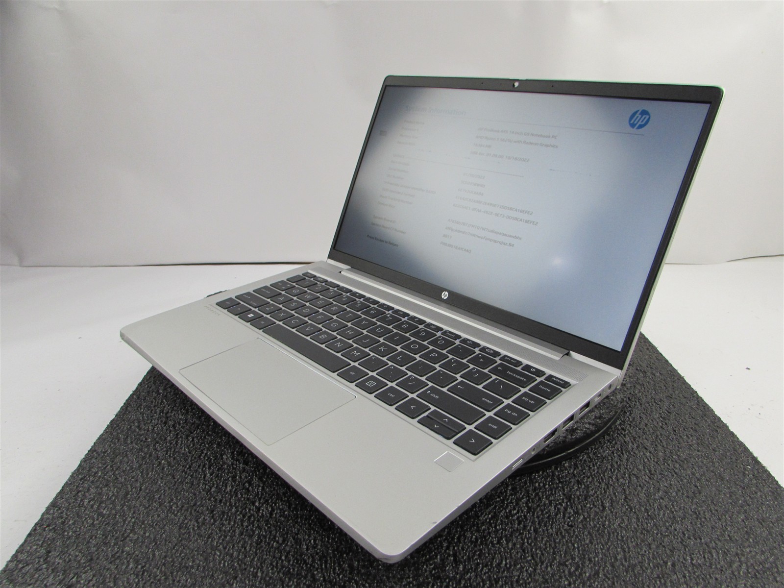 HP PROBOOK 445 (G9) FHD AMD RYZEN 5 5625U 512GB SSD 16GB RAM AMD GPU NO O.S