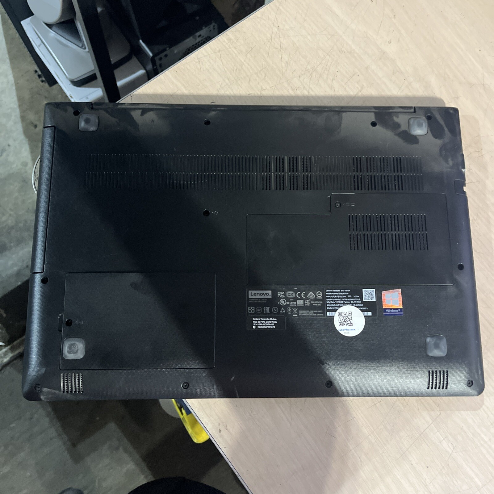 LENOVO IDEAPAD 310-15ISK I7 4GB RAM NO HD :