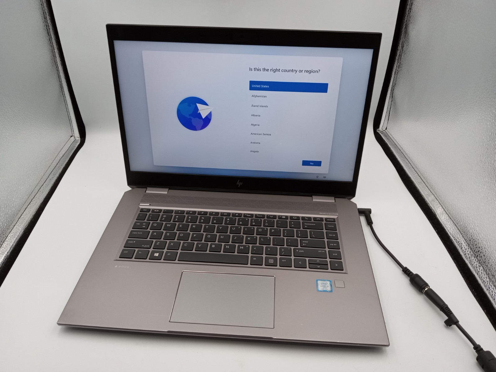 HP ZBook Studio G5 15″ i7-9850H 4GB RAM 128GB SSD Windows 11 – NO BATTERY -RR