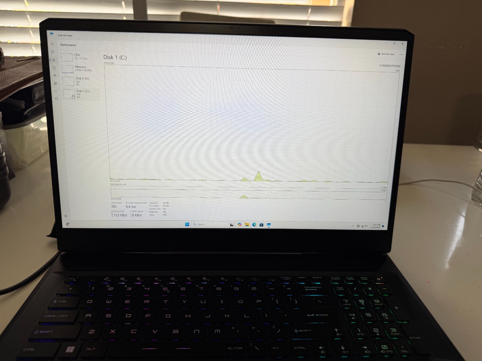 MSI GE76 RAIDER GAMING LAPTOP, 64GB RAM, 5T M.2, WINDOWS 11