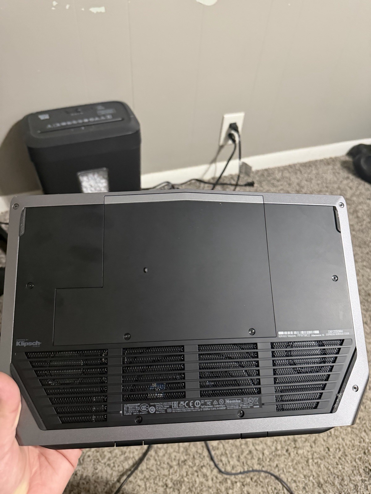 USED RESET Alienware 13 R2 13in Gaming Laptop i5-6200U 8GB 500GB SSD GTX 960M