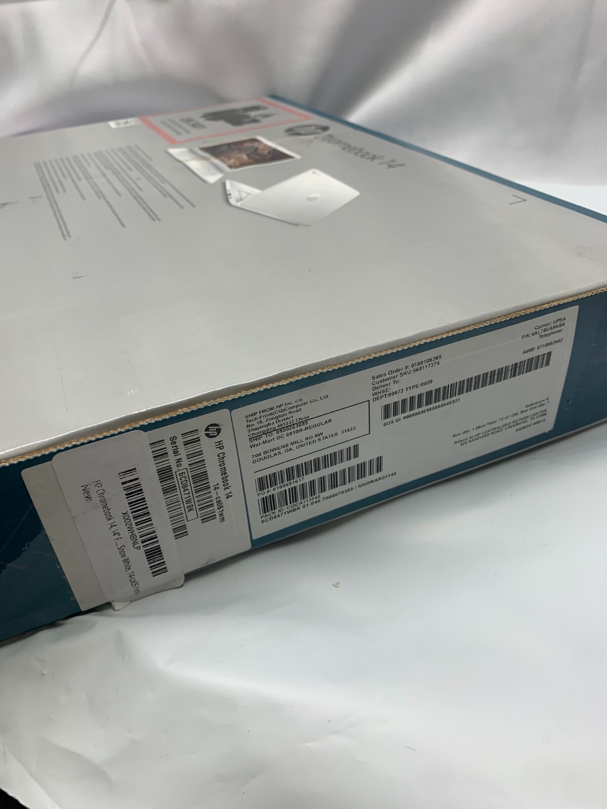 HP Chromebook 14-ca051wm 14 inch (32 GB, Intel Celeron N3350, 1.1GHz, 4GB SDRAM)