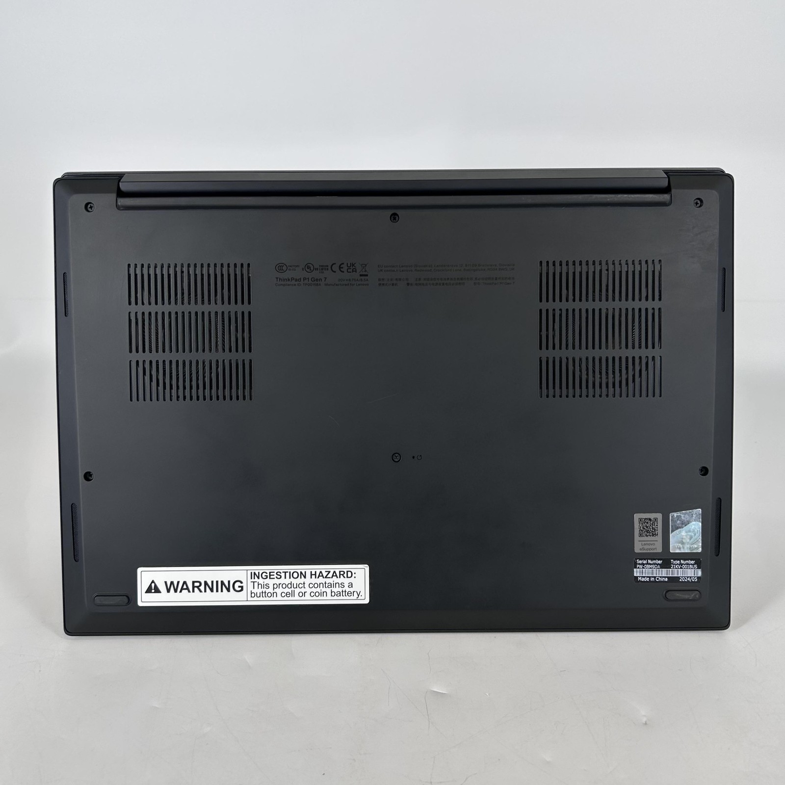 Lenovo ThinkPad P1 Gen 7 16 QHD+165Hz 2.3GHz Ultra 9 185H 32GB 1TB SSD RTX 4070