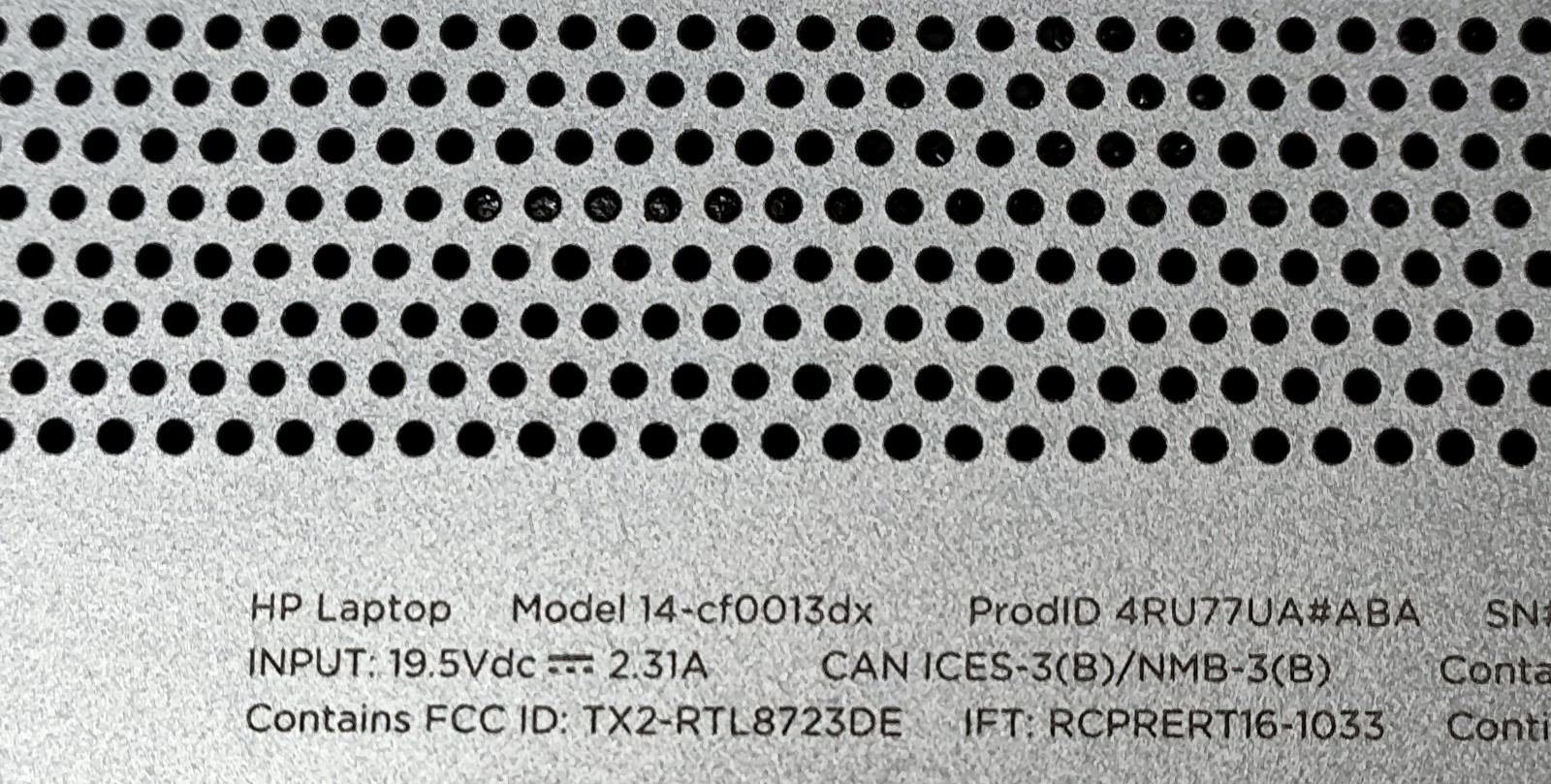 HP 14 Laptop 14-cf0013dx i3-8130U 8GB 256GB