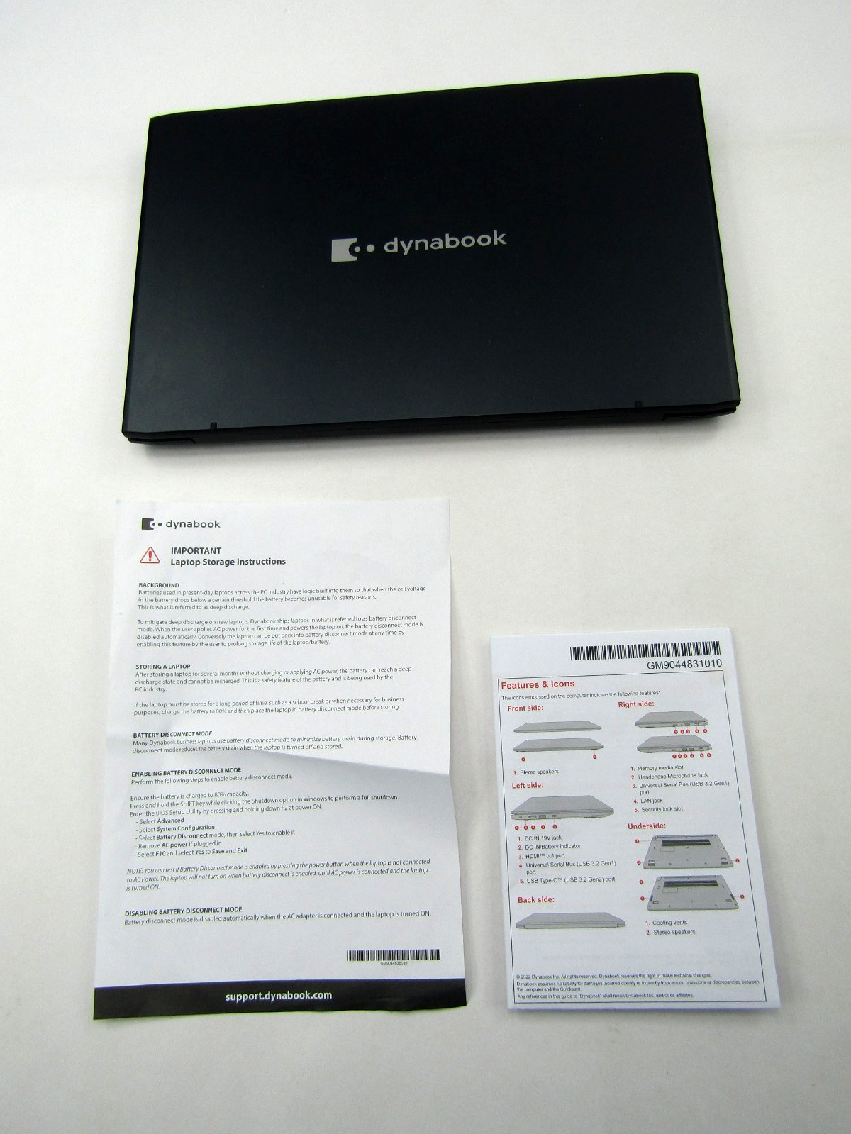 Dynabook Satellite Pro C40-K Laptop Original Instruction No Charger For Parts