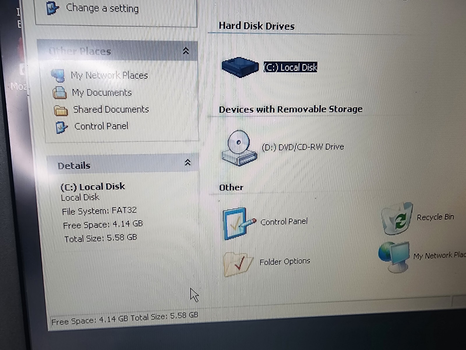 toshiba tecra m2v-s310 250mb Ram 6gb Hdd Intel Centrino