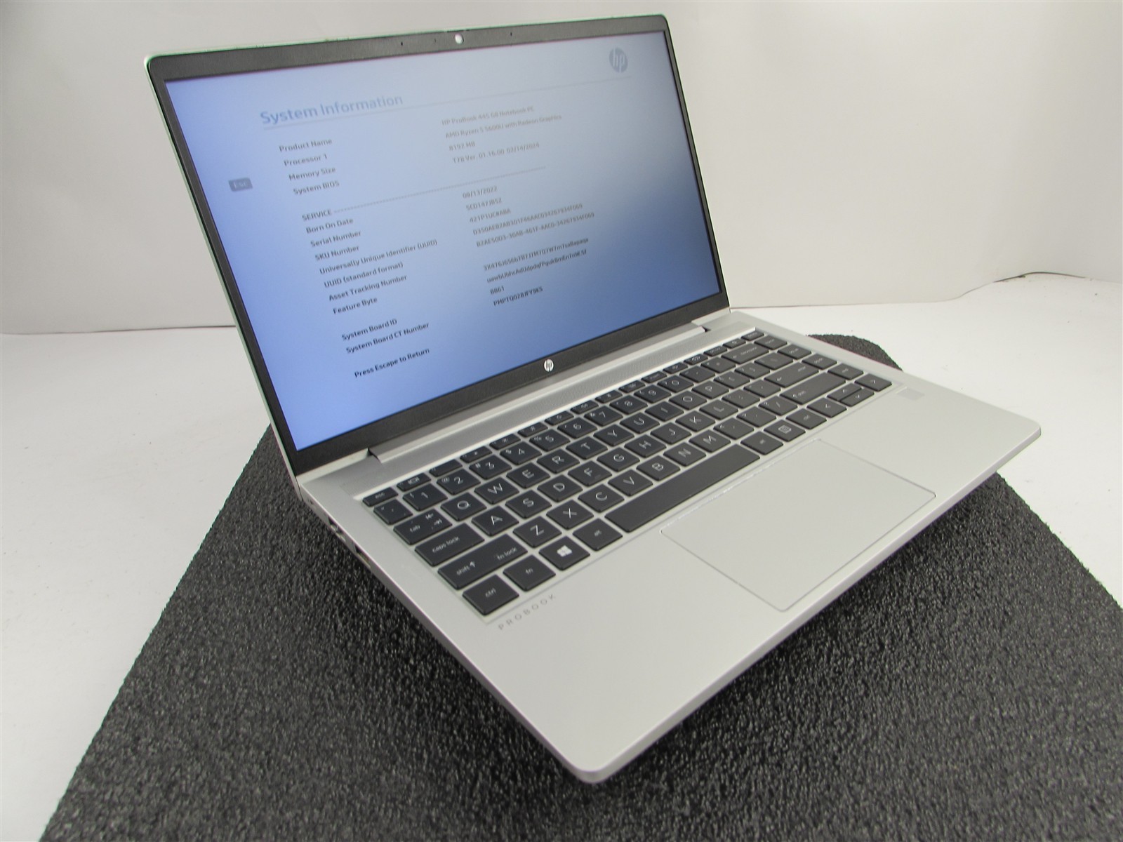 HP PROBOOK 445 (G8) FHD AMD RYZEN 5 5600U 512GB SSD 8GB RAM AMD GPU WIN 11 PRO