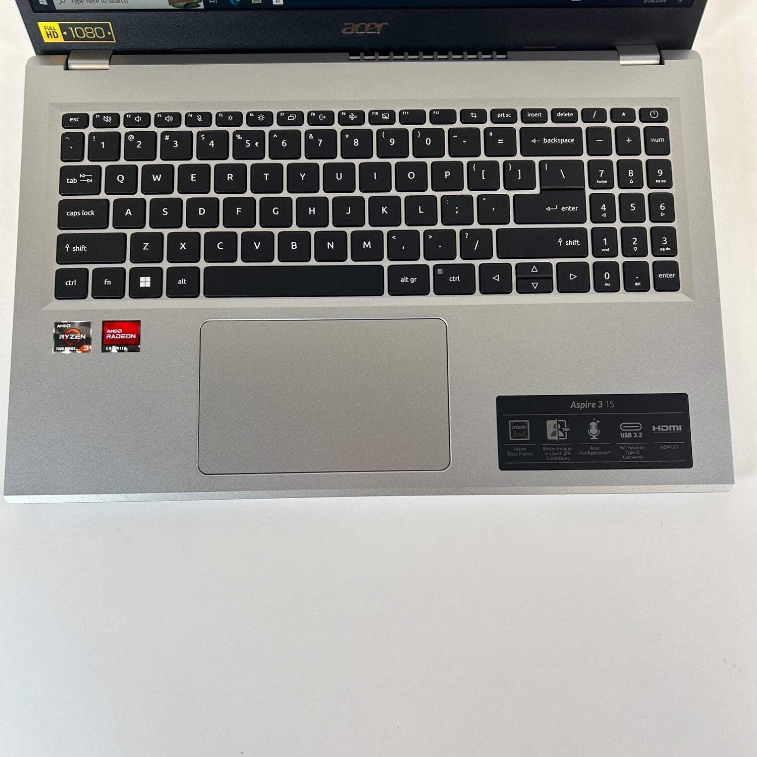 Acer Aspire 3 A315-24P-R7VH 15.6″ Ryzen 3 7320U 2.4GHz 8GB RAM 128GB SSD