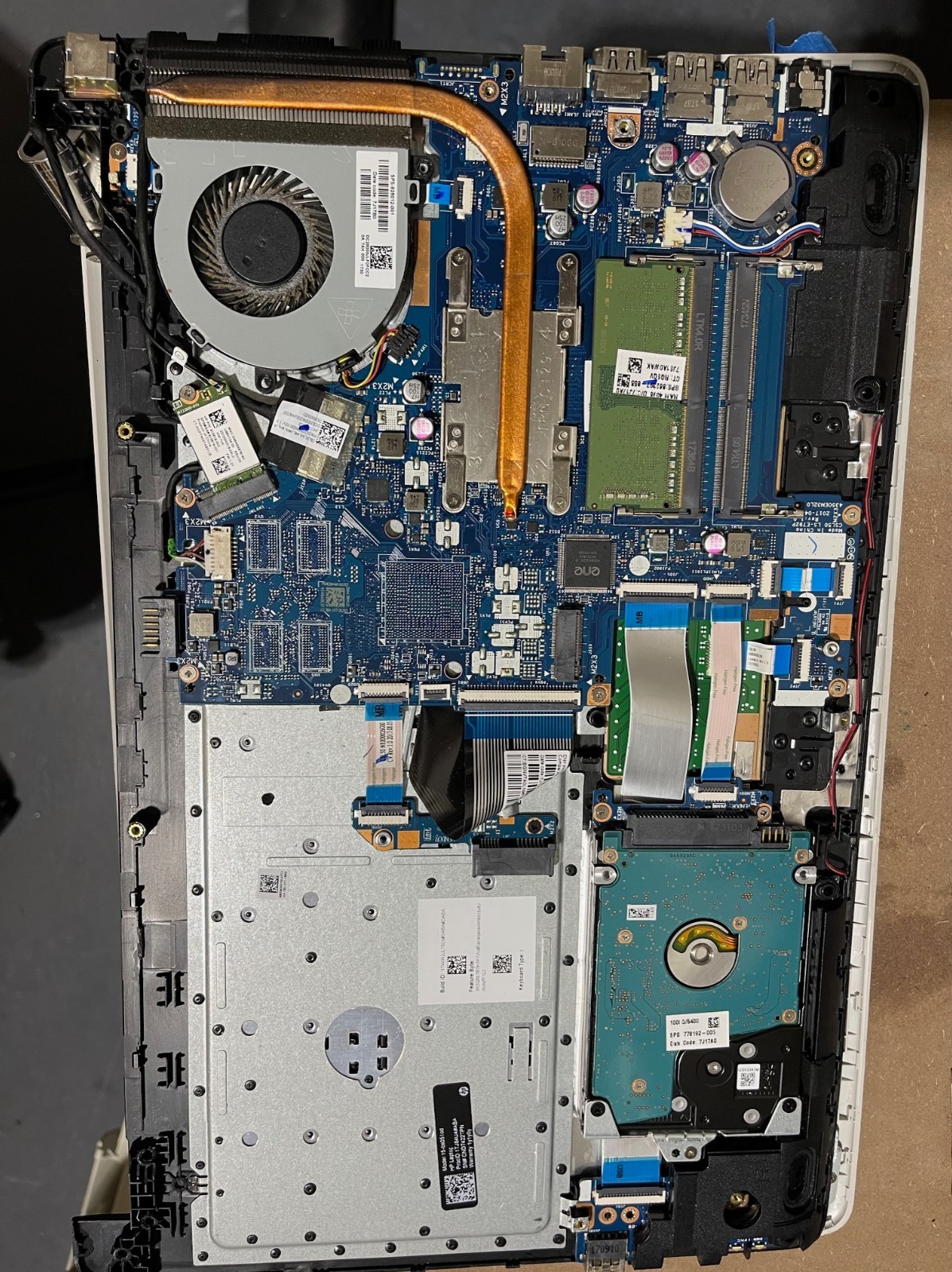 HP Laptop 15-bs0xx Intel Core I3-7100u 8GB RAM HDD Pick the parts you need.