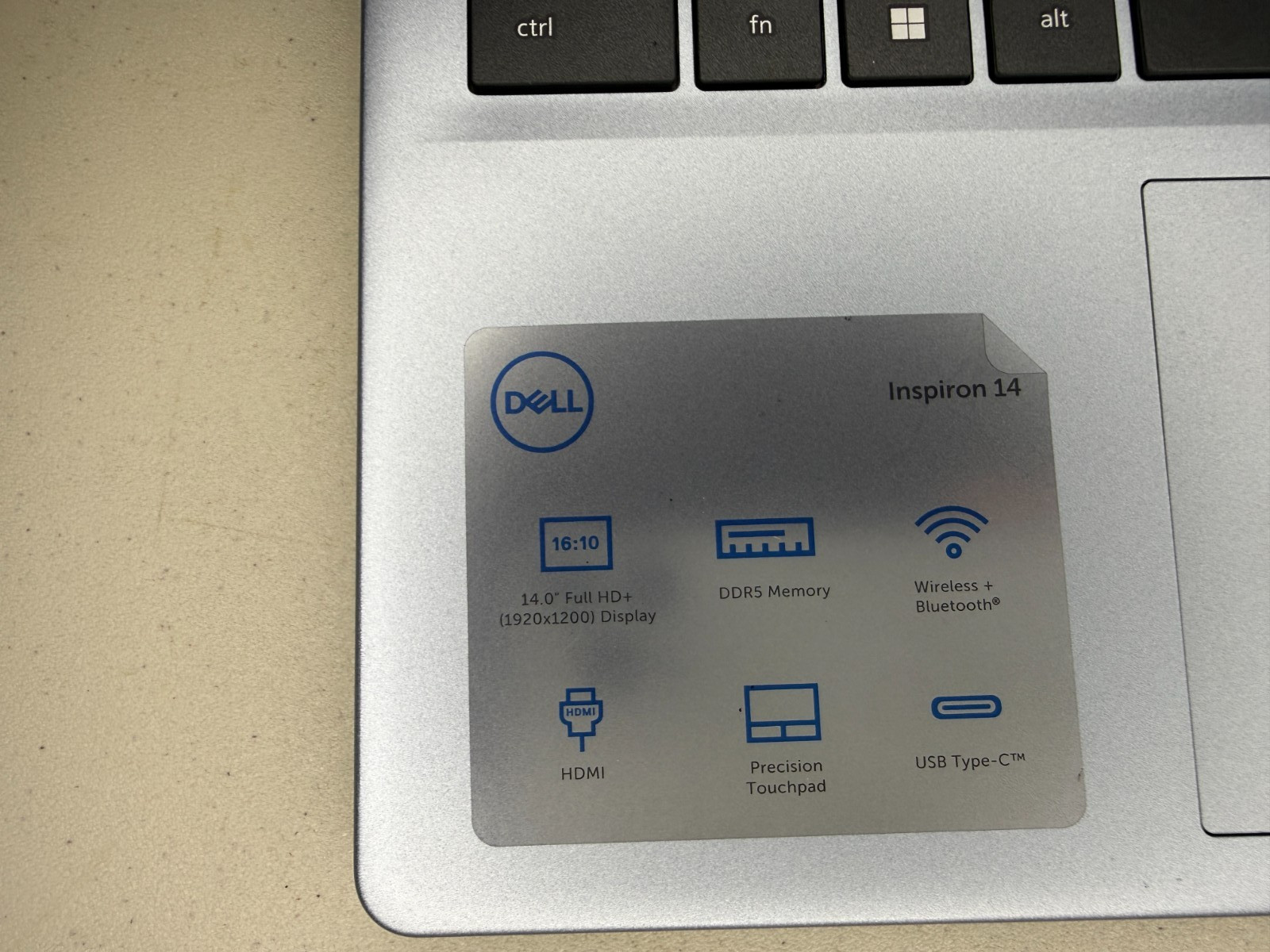 Dell Inspiron 14 P185G 14″ i5-1334U 1.3GHz Ice Blue 8GB RAM 512GB SSD WIN 11